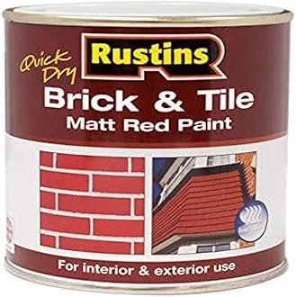 Rustins BRITW500 Quick Dry Brick & Tile 500ml, 500 ml