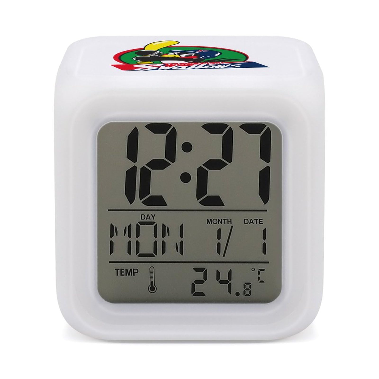 Amazon.co.jp: 目覚まし時計 東京ヤクルトスワローズ つば九郎