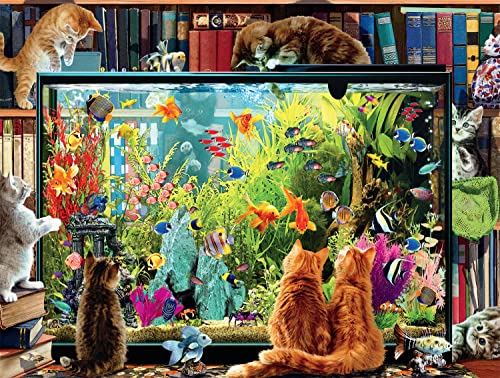 Buffalo Games – Garry Walton – Kitten Distraction – 750 Piece Jigsaw Puzzle for Adults Challenging Puzzle Perfect for Game Nights – Finished Size is 24.00 x 18.00