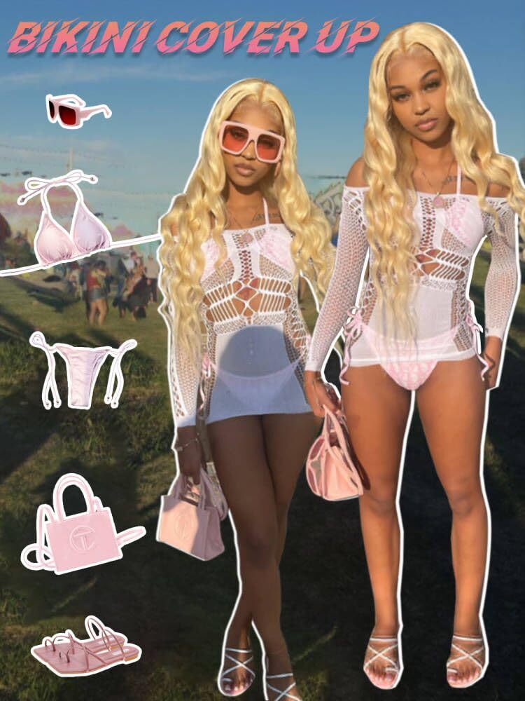 Buitifo Sexy Lingerie for Women Fishnet Mini Dress One Piece Babydoll Nightwear: White Medium