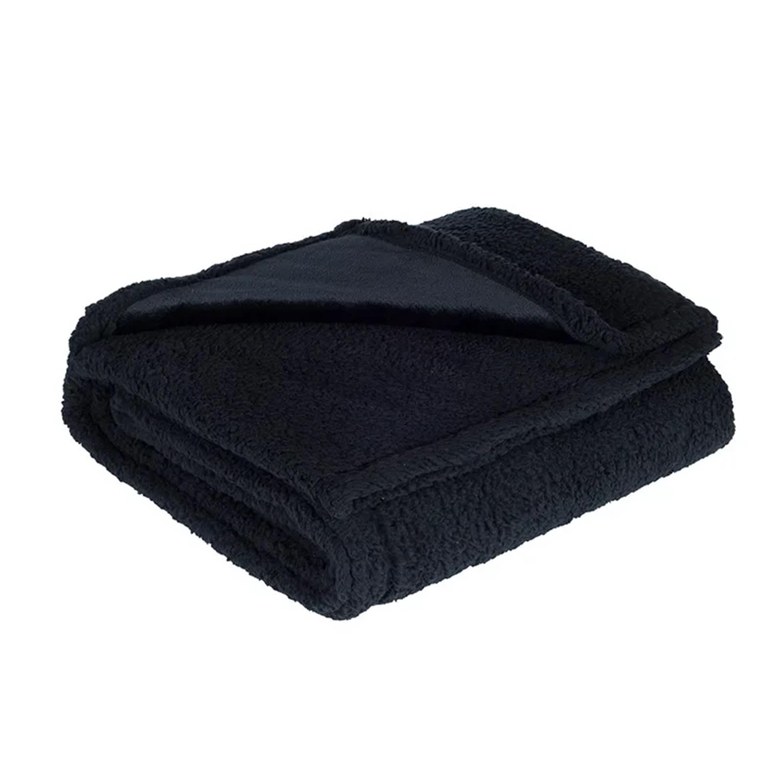 Manta impermeable for mascotas, a prueba de orina líquida, manta for perros, for sofá cama, sofá, gato, funda protectora reversible de forro polar Sherpa for muebles para sofá, coche, cama(BLACK,L (14