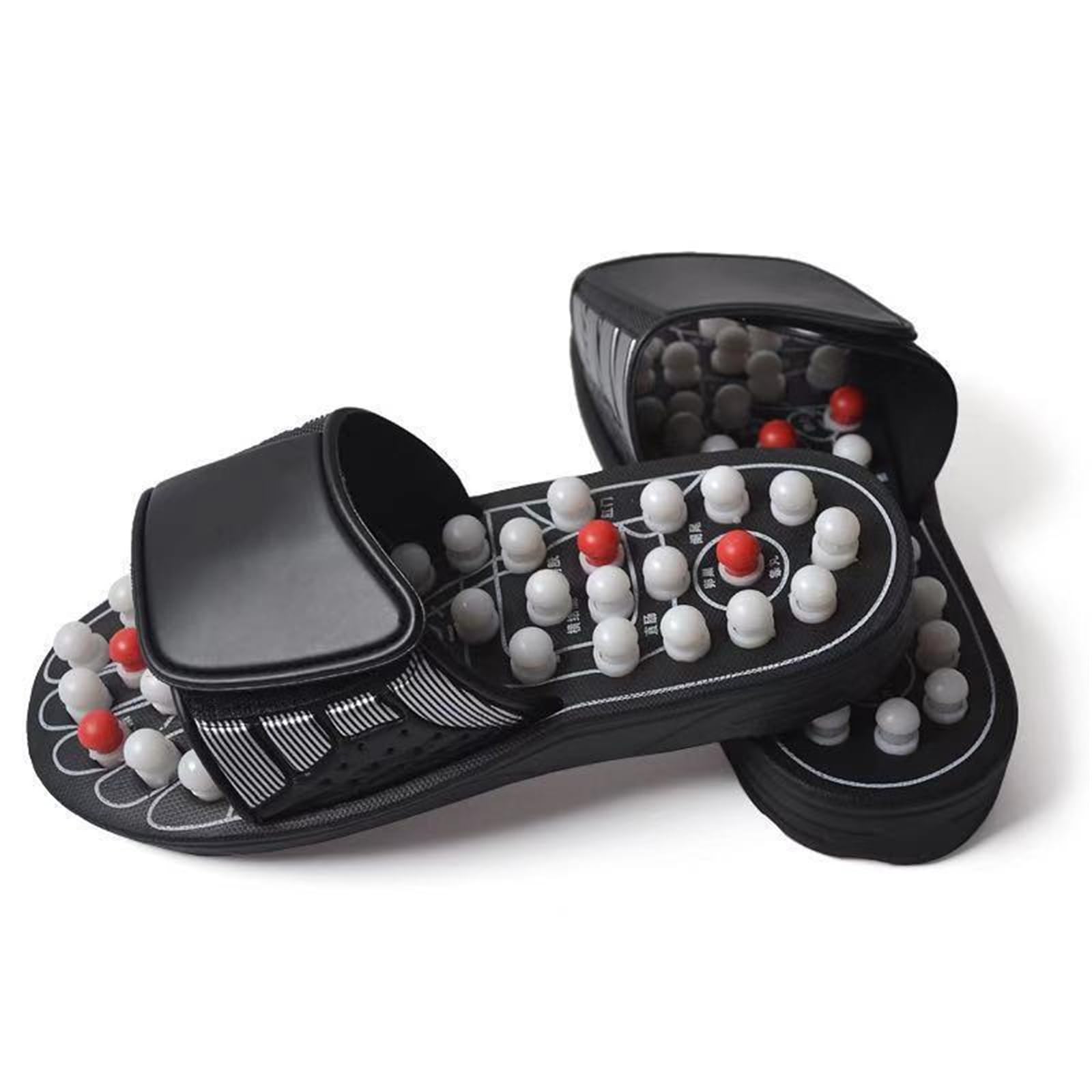 physioknee ZenFeet Das Original Reflexzonenmassage für Zuhause Fußmassage Hausschuhe Entspannung und Stressreduktion mit Shiatsu Fußmassage