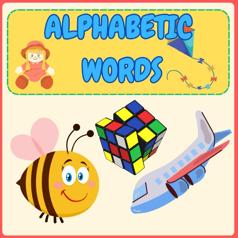 Alphabetically Organized Coloring Book - Random Words: Educational Coloring Pages with Random Words and Alphabet for children 5-8
