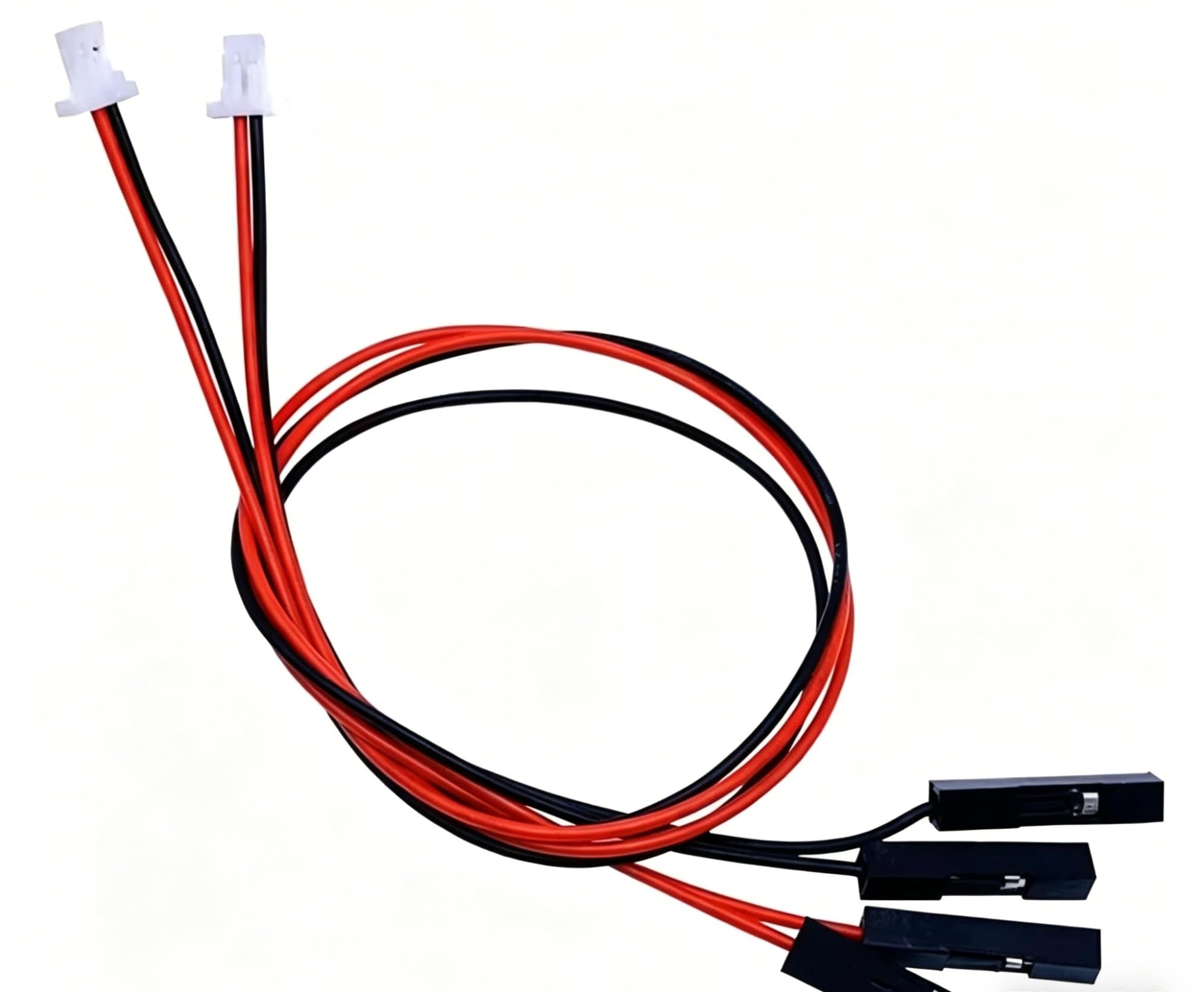 Cable electrónico SH1.0 a línea Dupont, 2P/3P/4P/5P/6 pines a conector macho/hembra de 2,54mm, Cable de Color, 10 Uds.(300MM,TO DUPONT FEMALE_10PCS_5P)