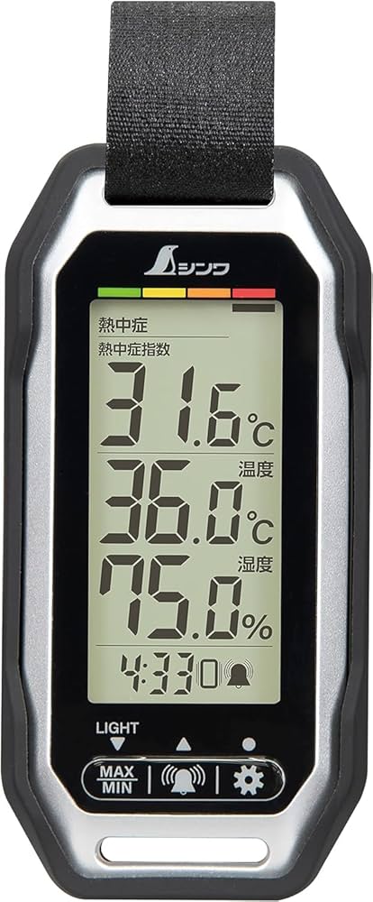 カメン様確認用 ポータブル簡易熱中症計 Plus防塵・防水 バイブレーション
