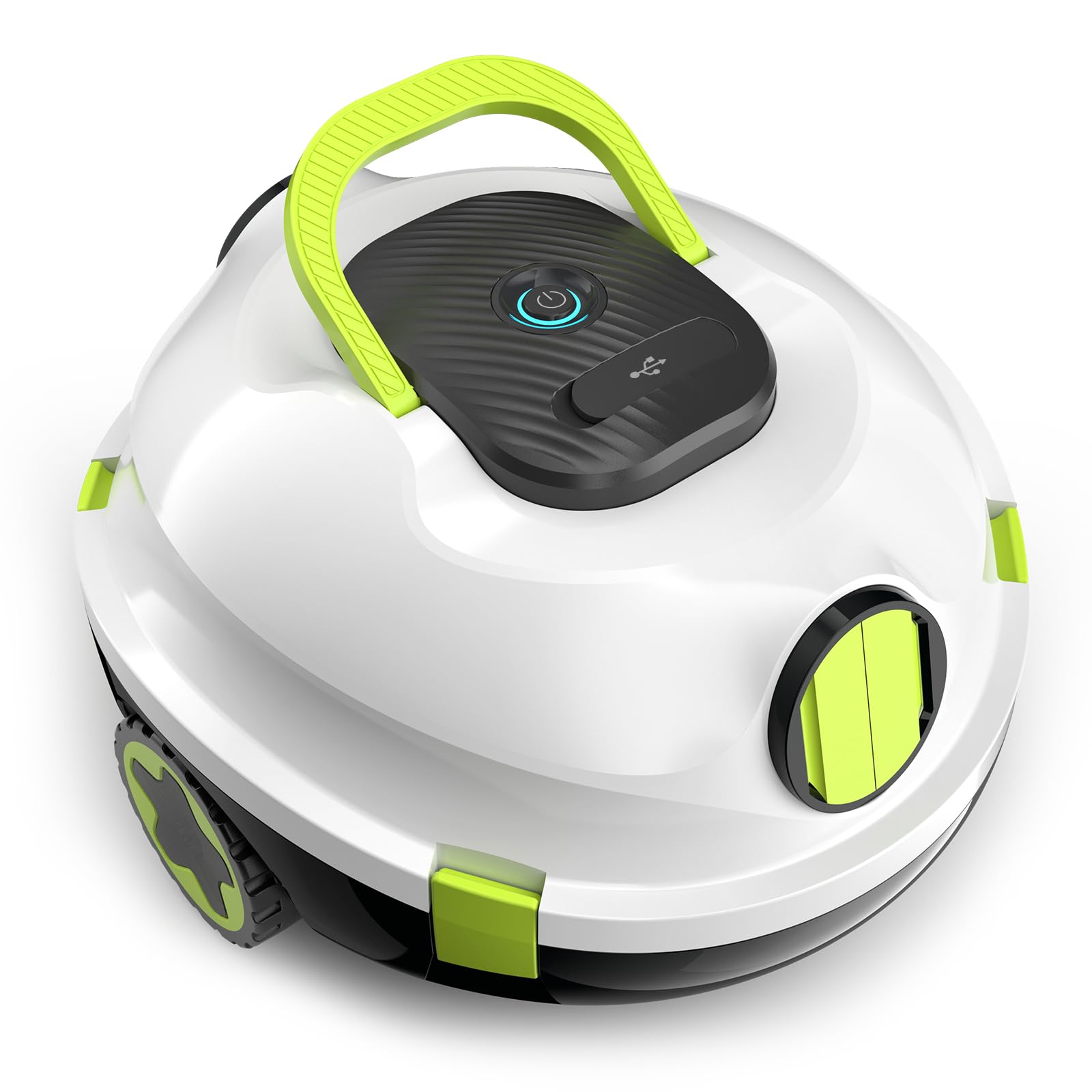 Photo 1 of **MISSING POWER CORD**Y20 Robotic Pool Cleaner, Cordless Pool Vacuum for Above Ground & Inground Flat Pools with Dual Motors, 130 Min Runtime, Auto-Parking, Powerful Pool Vacuum Robot for Up to 1200 Sq.Ft