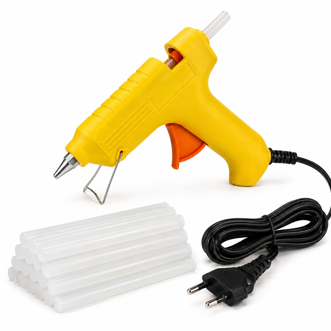 60W Hot Melt Glue Gun for DIY Craft Repair and Decoration | Fast Heating, Precision Nozzle, Minimal Dripping, Ergonomic Grip, Multi-Surface Bond-image-22