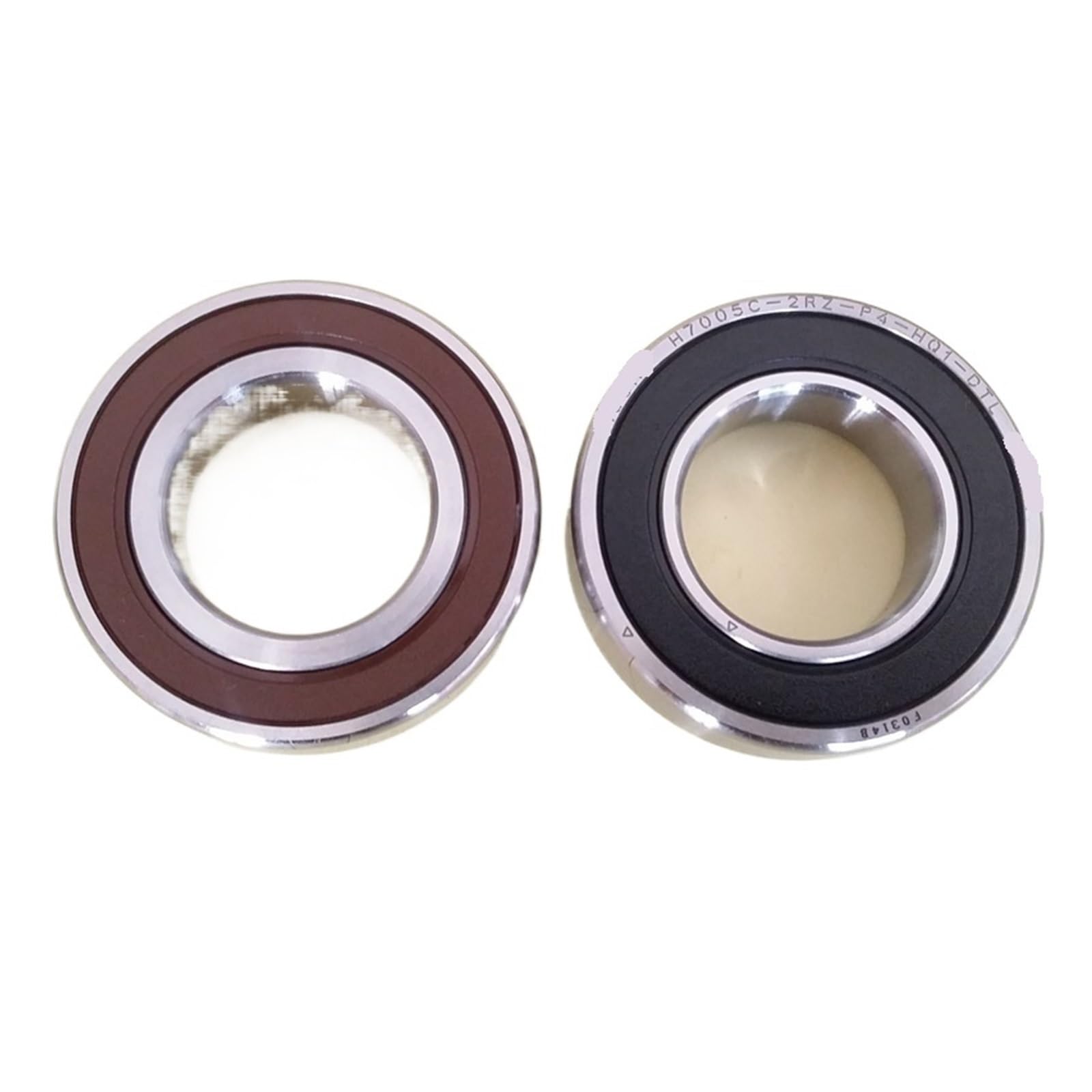 1 Paire de roulements à Contact Oblique scellés 7005 H7005C 2RZ 25x47x12 Roulements Broche ABEC-7 SI3N4 Billes en céramique(H7005C2RZP4HQ1DTA)