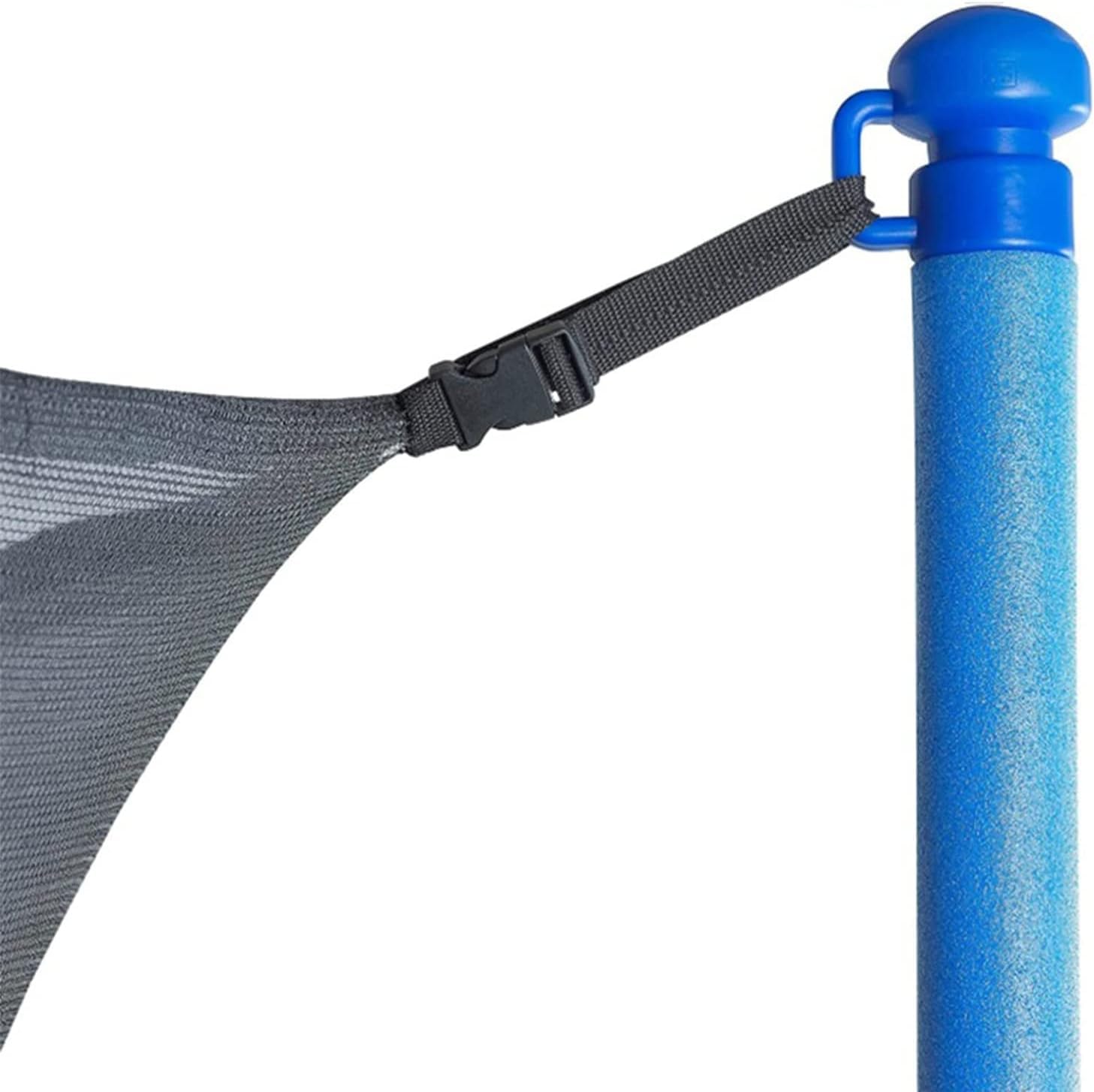 Red de seguridad para cama elástica con 3 patas y 6 postes de seguridad, equipo de fitness para trampolín redondo