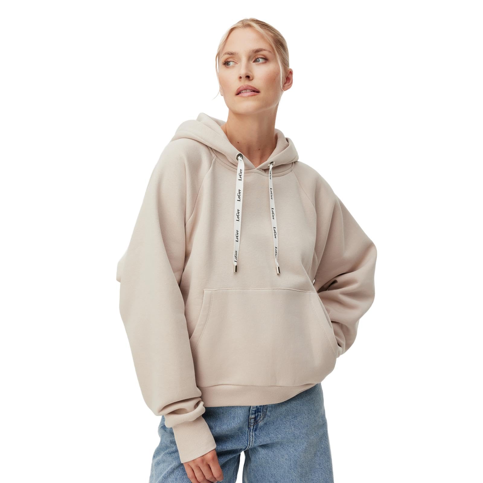 LeGer by Lena Gercke Hayley Hoodie - Pullover Damen mit Kapuze - Oversized-Passform - Sweater aus Baumwolle - Mode für Damen - Gr. 34-44