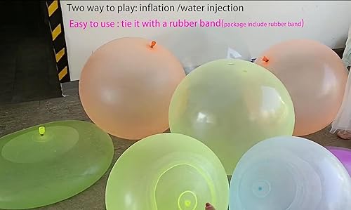 Miniatura 4 de Bola de burbujas llena de agua de 36 pulgadas, bola de globo de burbujas que sopla bola TPR creativa de inyección de agua, juguete divertido para