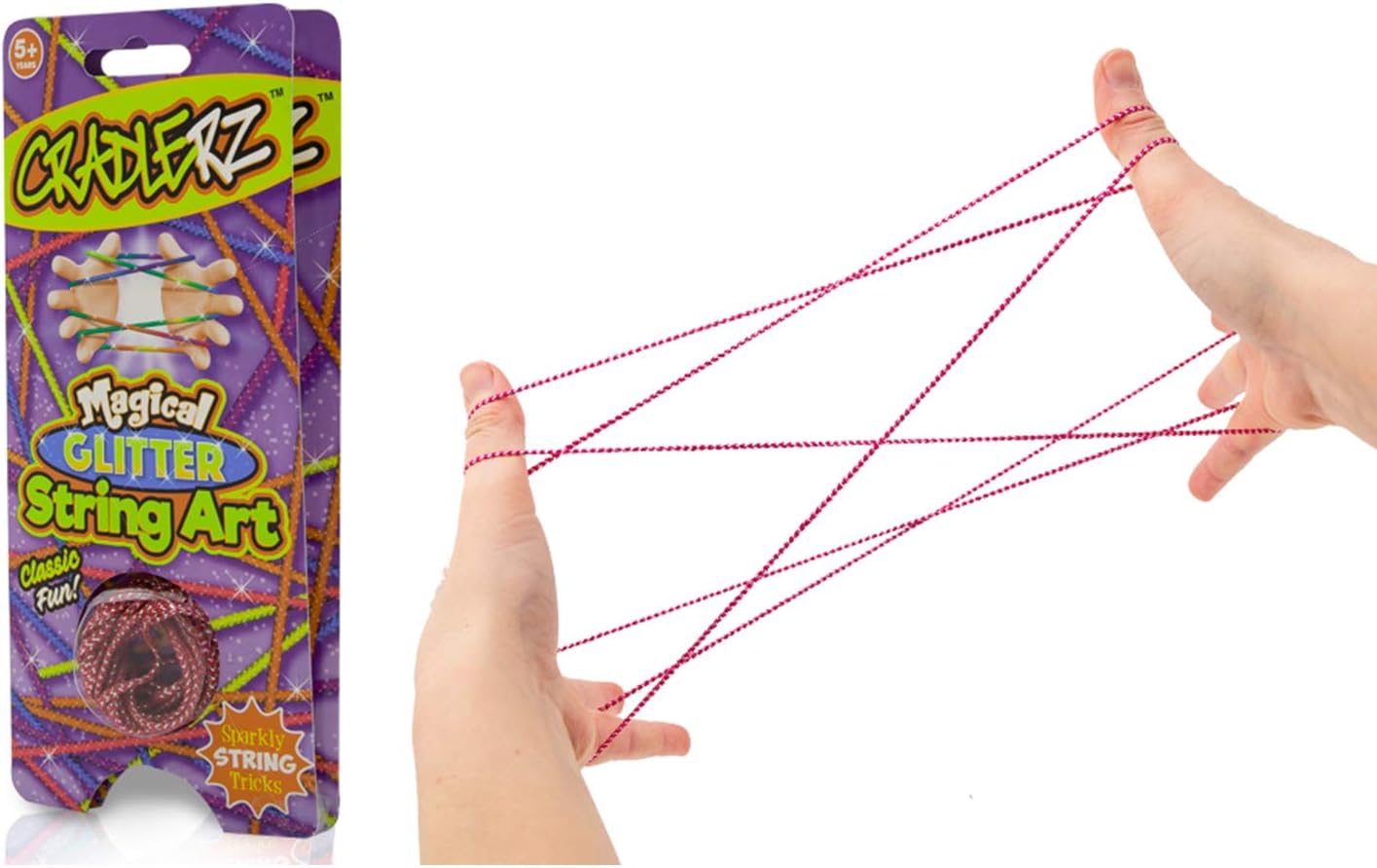 Cradlerz Glitter Strings Art Assorted Multicolour Pack of 2