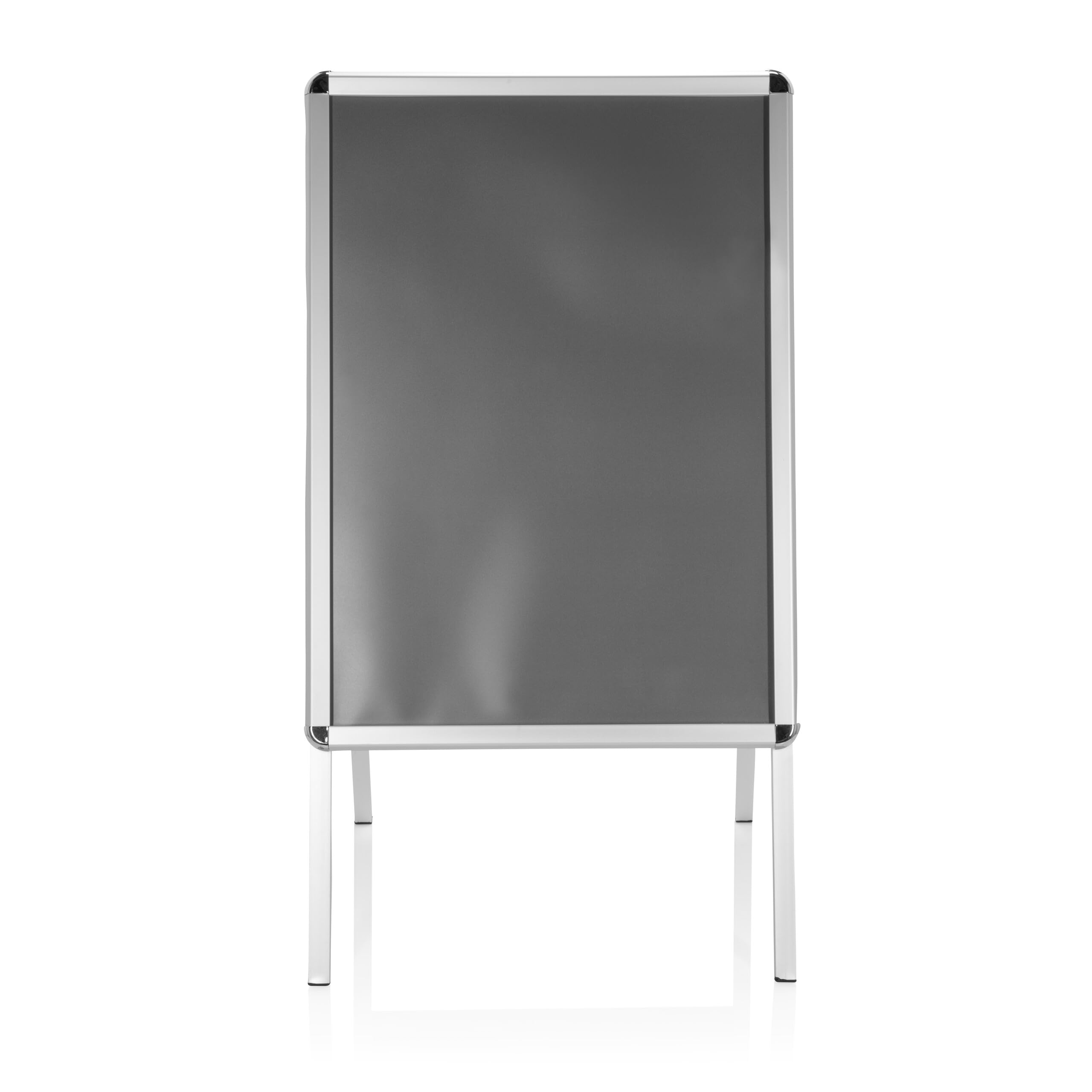 hjh OFFICE Kundenstopper A1 wetterfest AGENDA II Plakataufsteller Werbetafel beidseitig nutzbar mit Alu-Rahmen