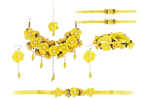 Indian Flower Jewelry for Women: Adorn Your Haldi with Grace