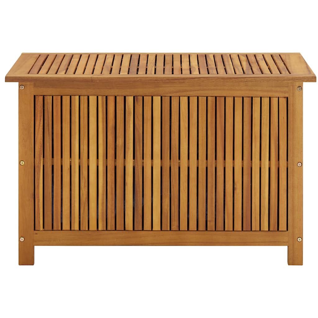 Tomostar Coffre de Jardin Extérieur, Coffre Malle de Rangement Boîte de rangement de jardin 90x50x58 cm bois d'acacia massif