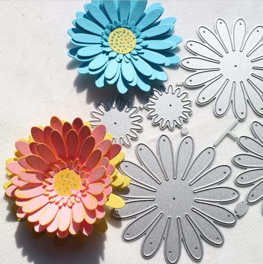Blumen Hintergrundrahmen Metall Stanzformen Schablo Produktbild-Vorschau 2