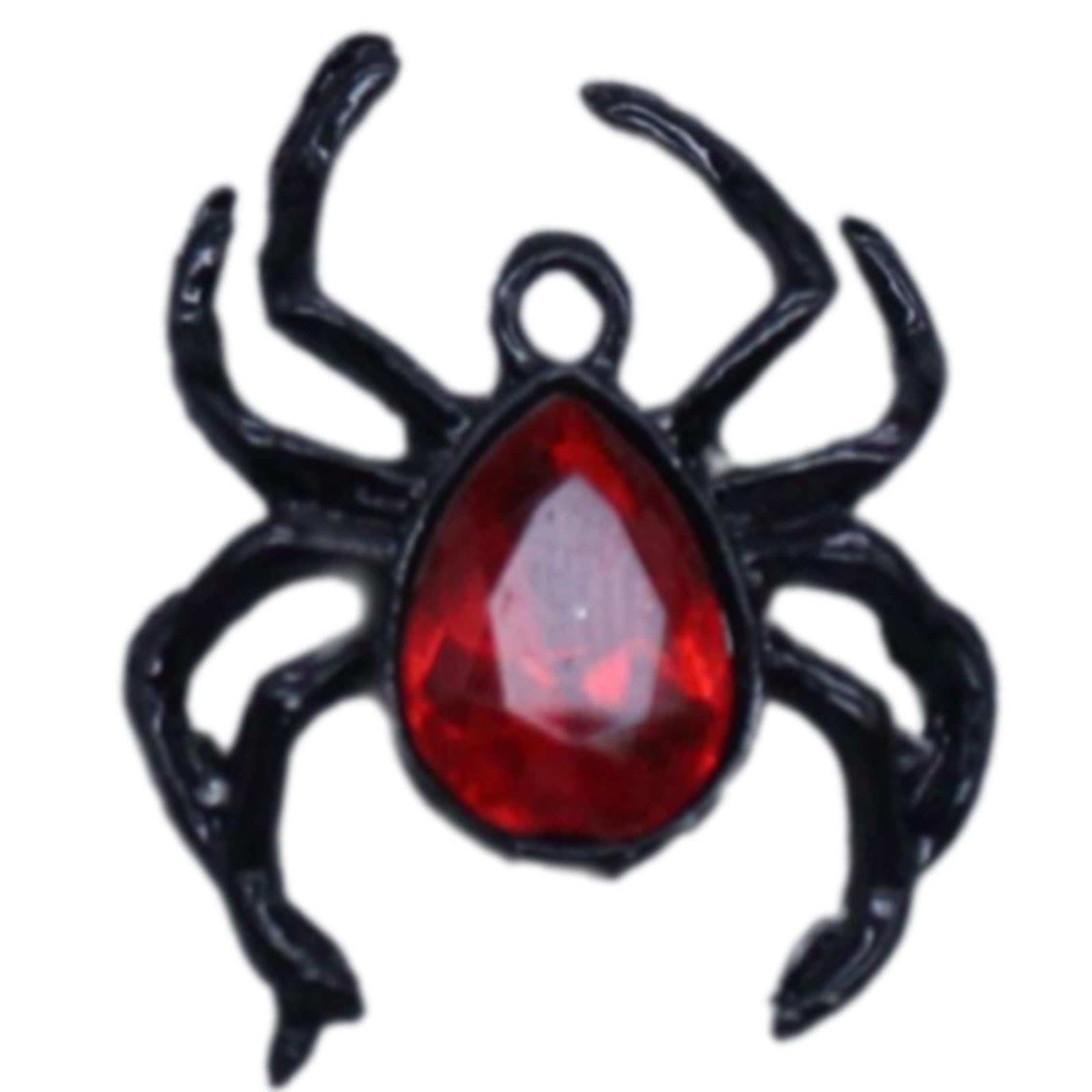 Msioytog Crown Styles Metal Spiders Embellishment with Crystals Detail Sewing Accessories for Creative Art Applications Alloy Spiders Embellishments