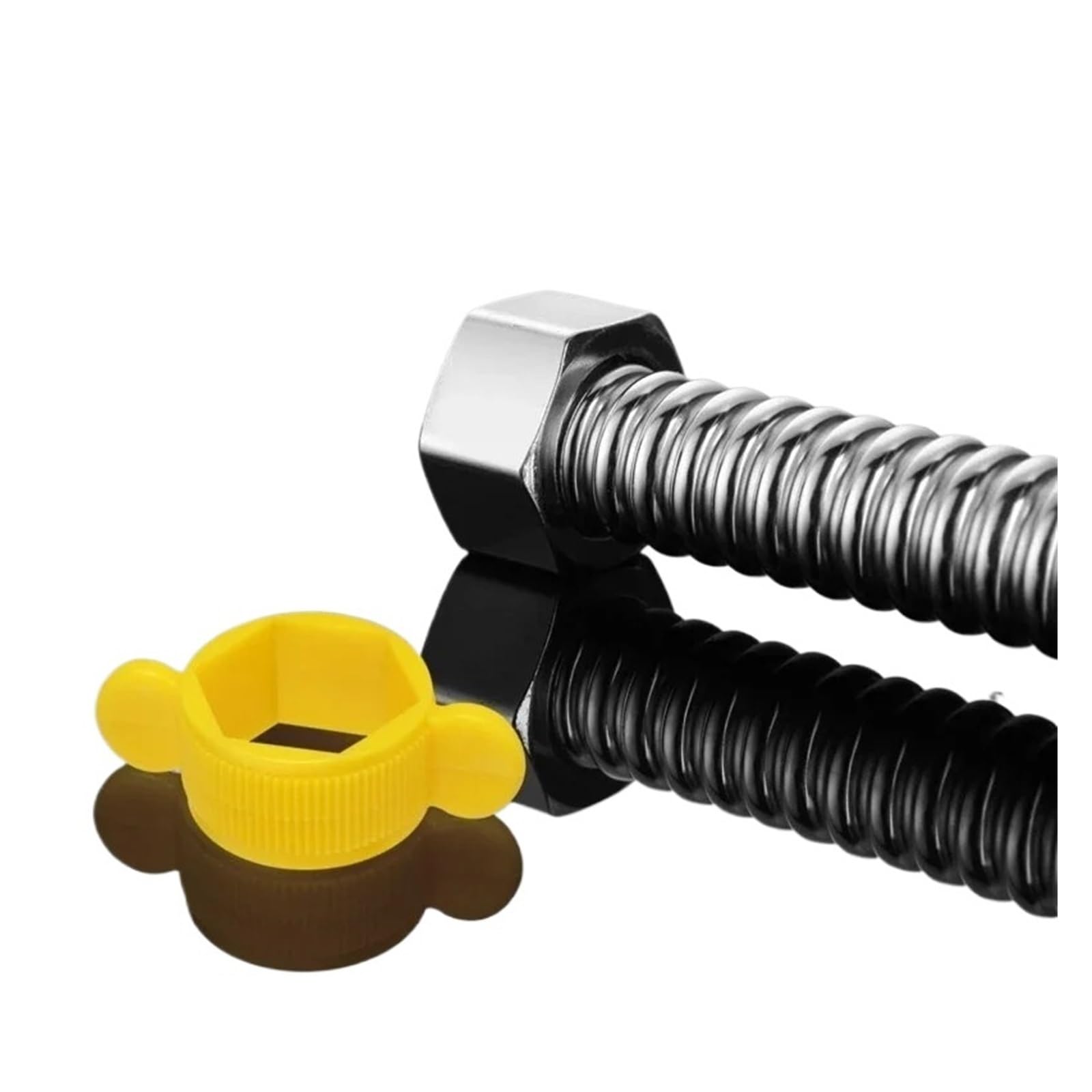 Tubo Idraulico Intrecciato, Acciaio Inossidabile 304, Parti Dello Scaldabagno Da 1/2' | La confezione include un tubo flessibile intrecciato in acciaio inossidabile 304 da 1/2 pollice e una chiave.(60cm)