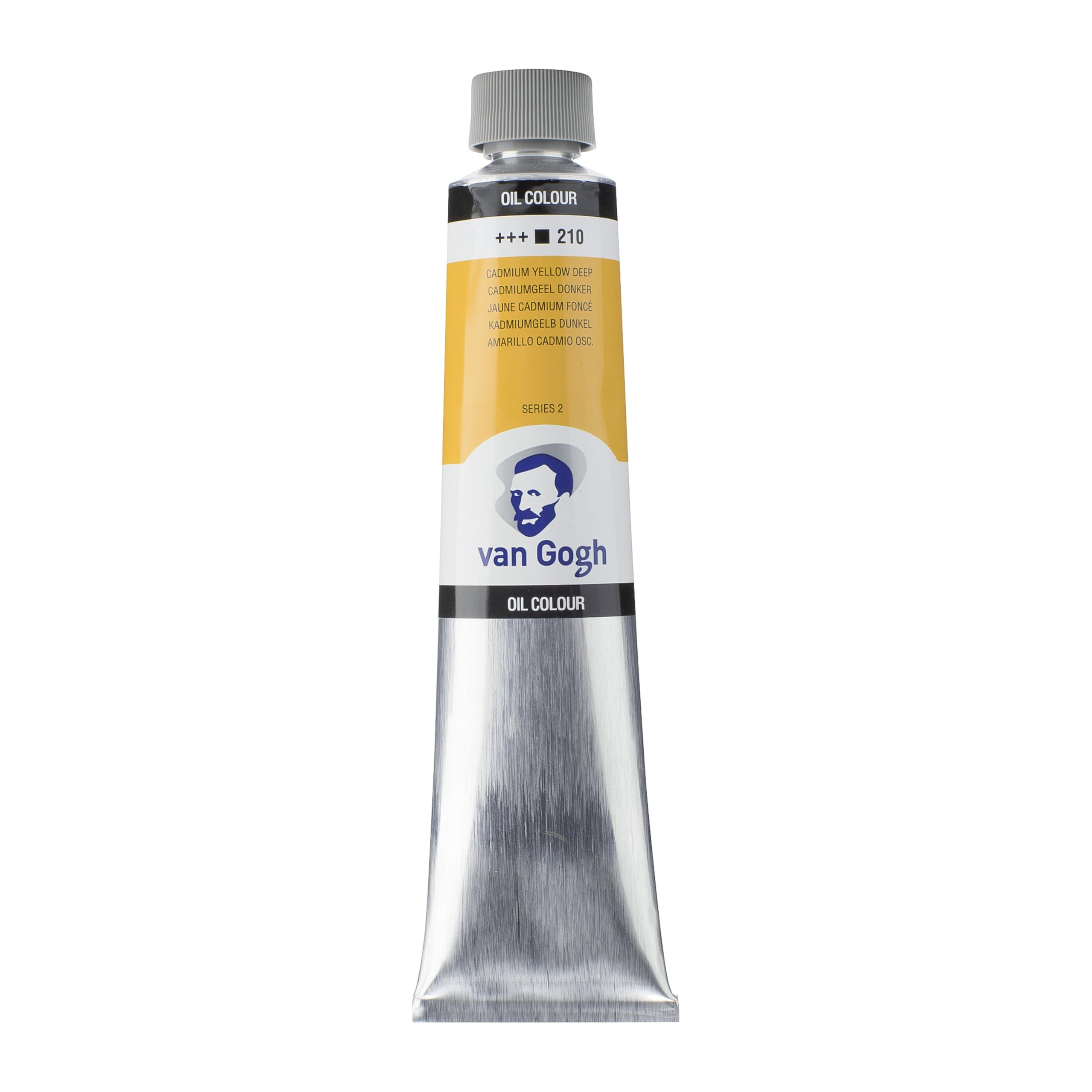 Van Gogh Oil Colour Paint, 200ml Tube, Cadmium Yellow Deep 210