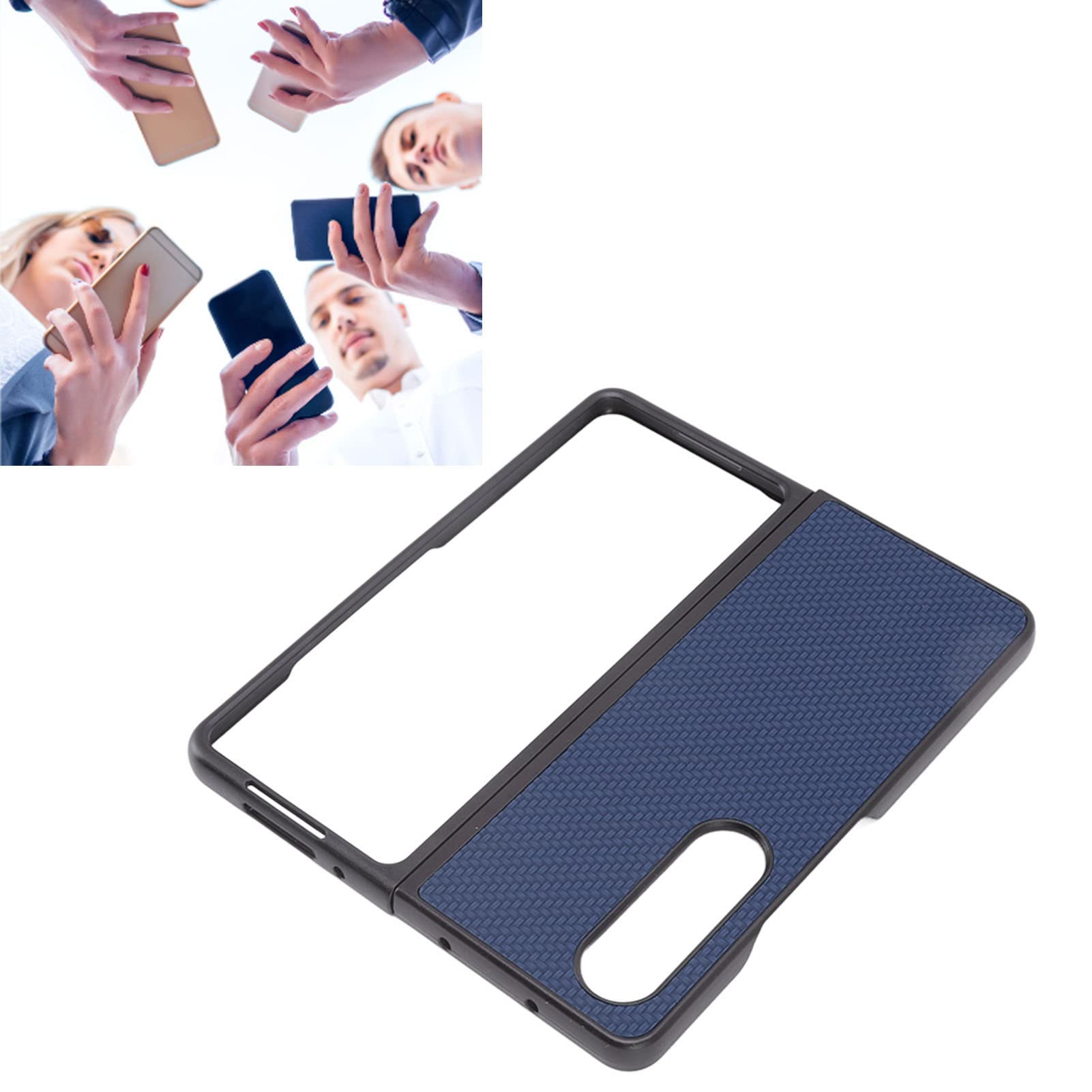 SIXRUN Z Fold 4 Custodia Antiurto per Telefono, (BLUE)