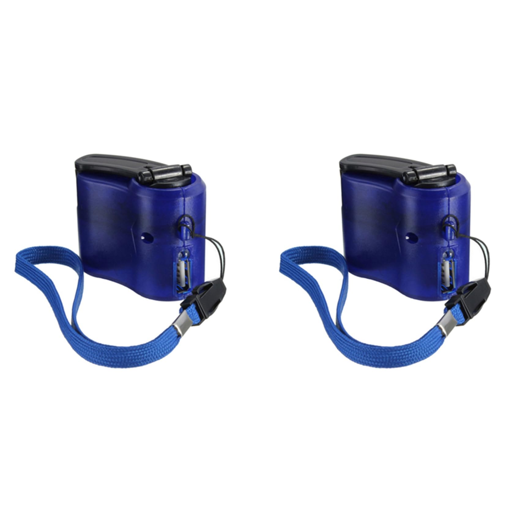2 x USB di emergenza a manovella dinamo per caricabatterie universale caricabatterie da viaggio gadget