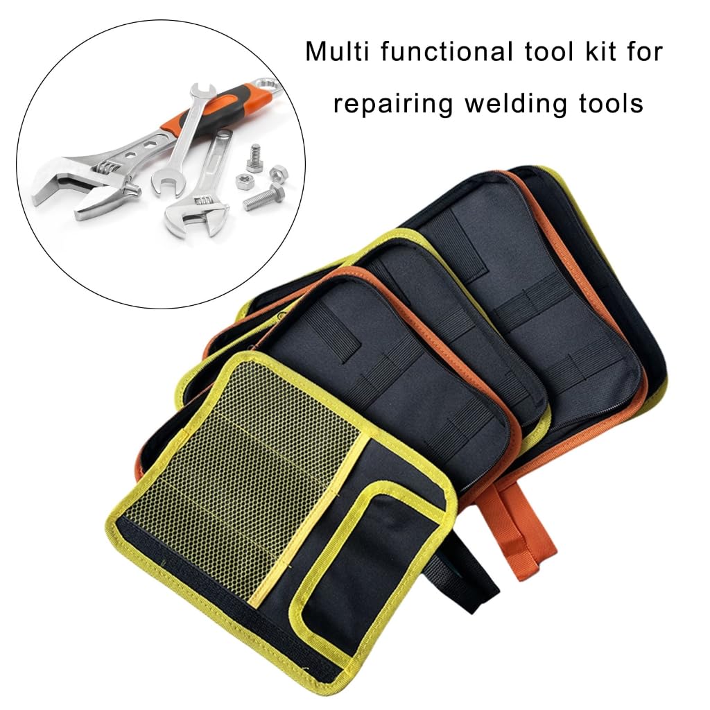 REDYY Hand Tool Bag,Multipurpose Portable Protective Bag Soldering Portable Storage Bag Zippers Tool Pouches Electric Screwdriver Carry Case
