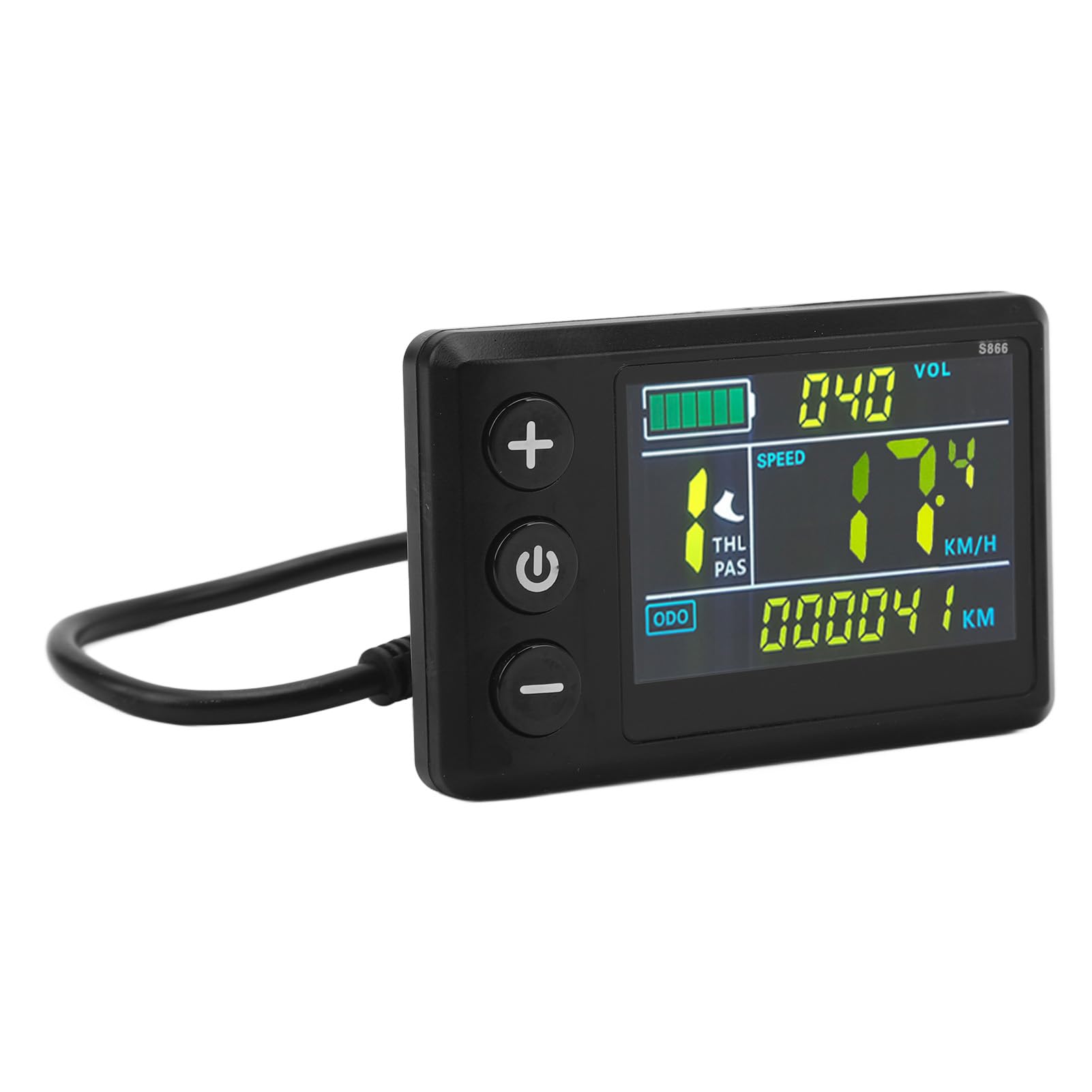 ETAINGYEUN Electric Bike LCD Display Meter Multifunctional Water Prevent Control Panel Lithium Electric Scooter Color Screen for Lithium Modification Accessories