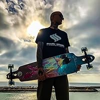 Vista 8 de Shark Wheel Ruedas de crucero Longboard de 2.835 in, fórmula ADN, juego de 4 ruedas