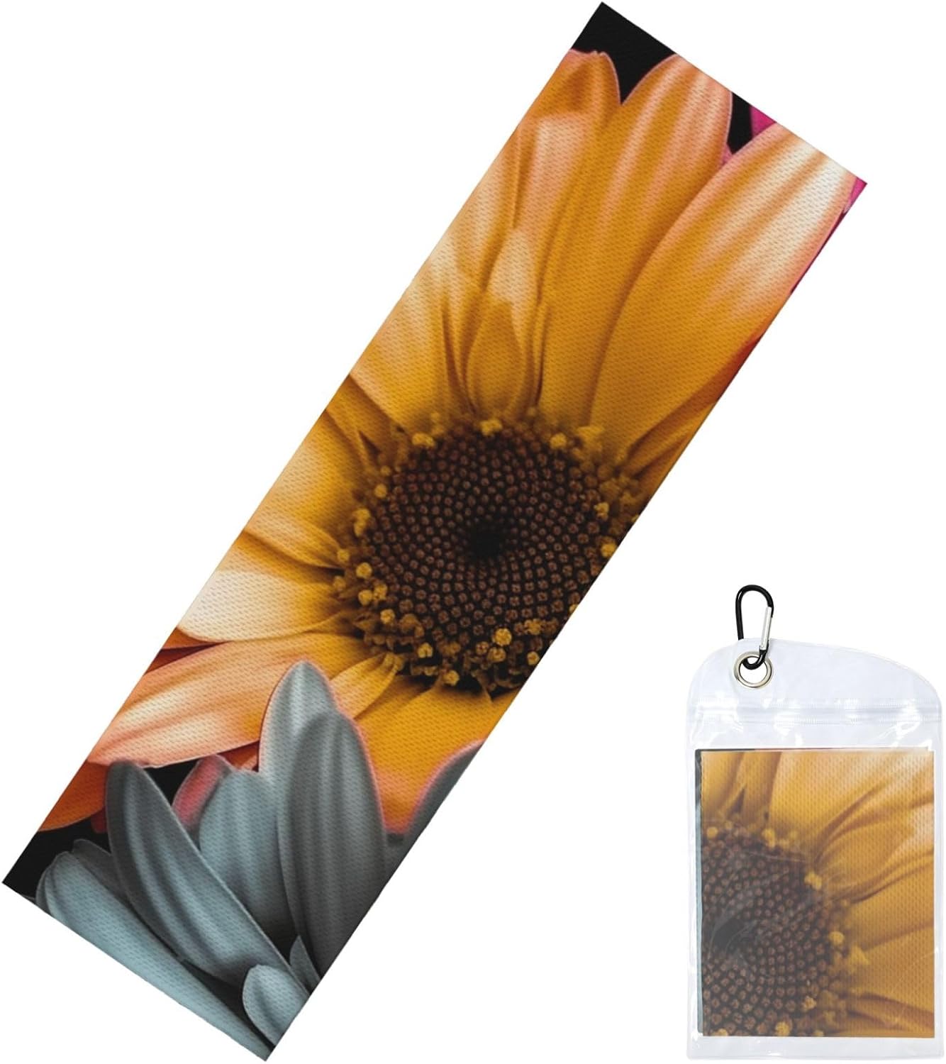 Cooling Towels (40″x12″) Soft Breathable Cool Towel for Neck and Face Flowers Ice Towels Neck Microfiber Quick Drying Towel for Workout Yoga Sport Gym Running Golf