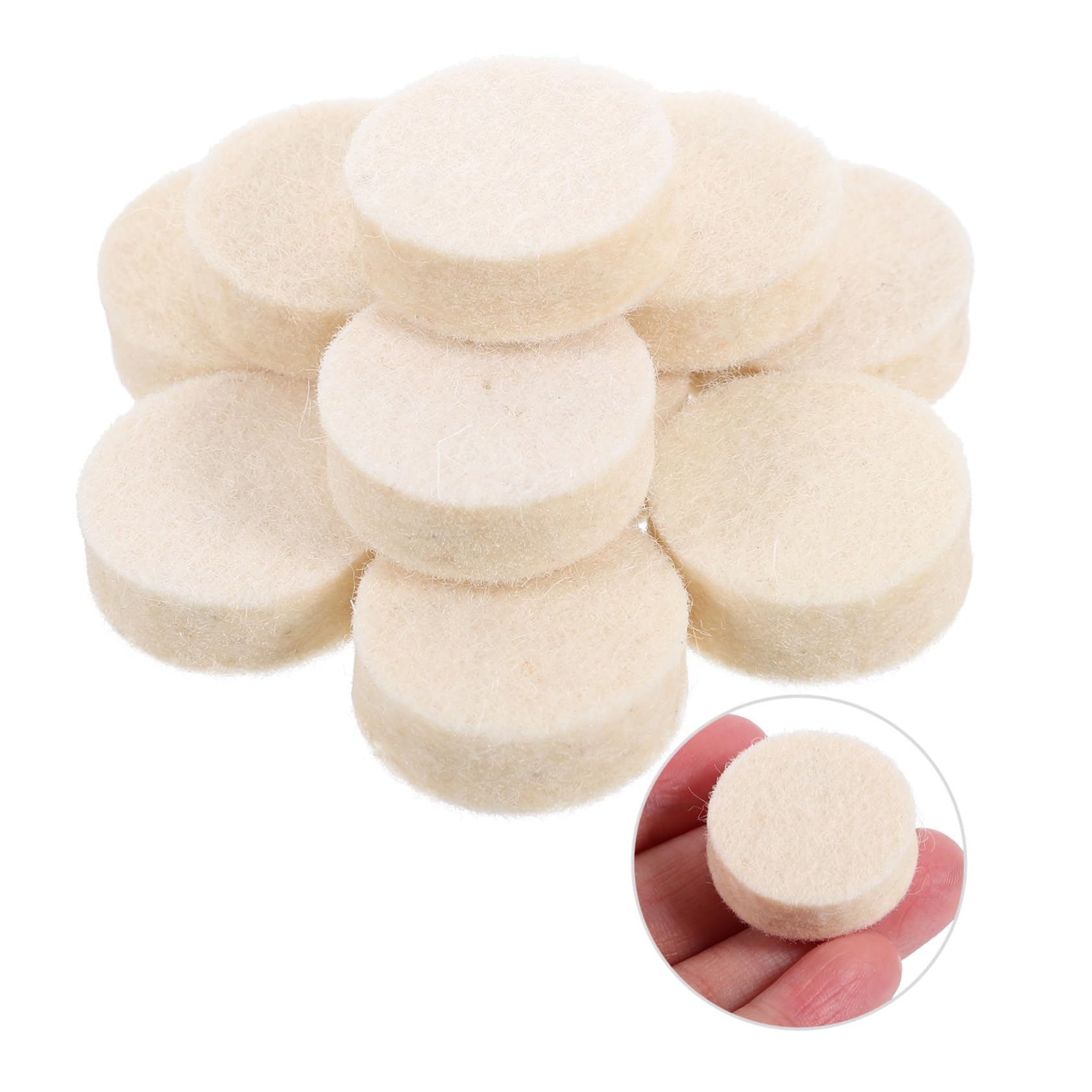 PartyKindom 400 Piezas Conjunto De Esmalte De Kit De Manicura Almohadillas Para Pulir y Pulir Kit De Pulido De Resina Accesorio De Pulido Kit De Pulido De Joyas Lana