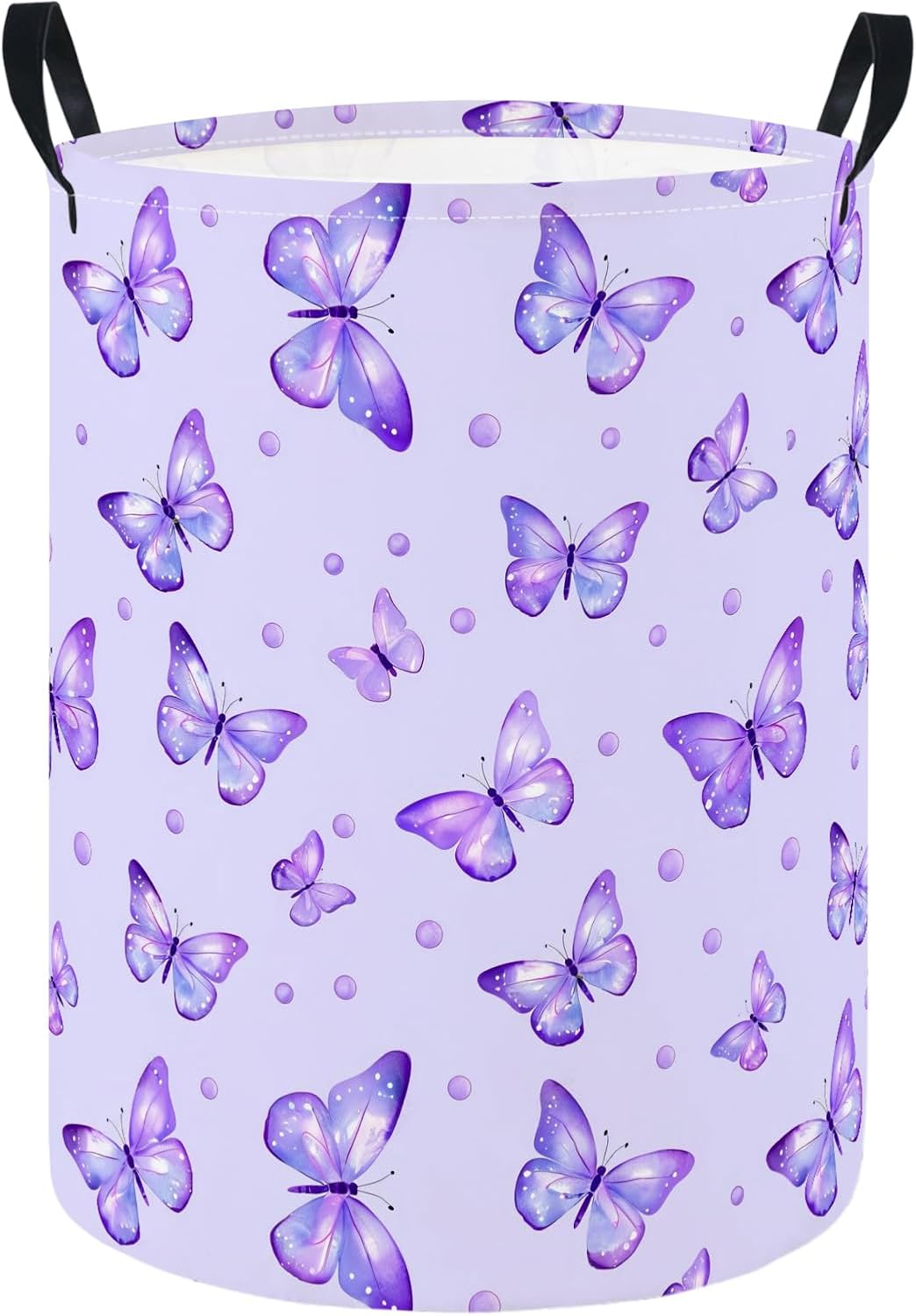 Baby Laundry Hamper Basket Baby Hamper for Nursery Boy and Girl Cute Kids Toys Storage Bin Organizer Boho Room Decor(Pink Bowknot)