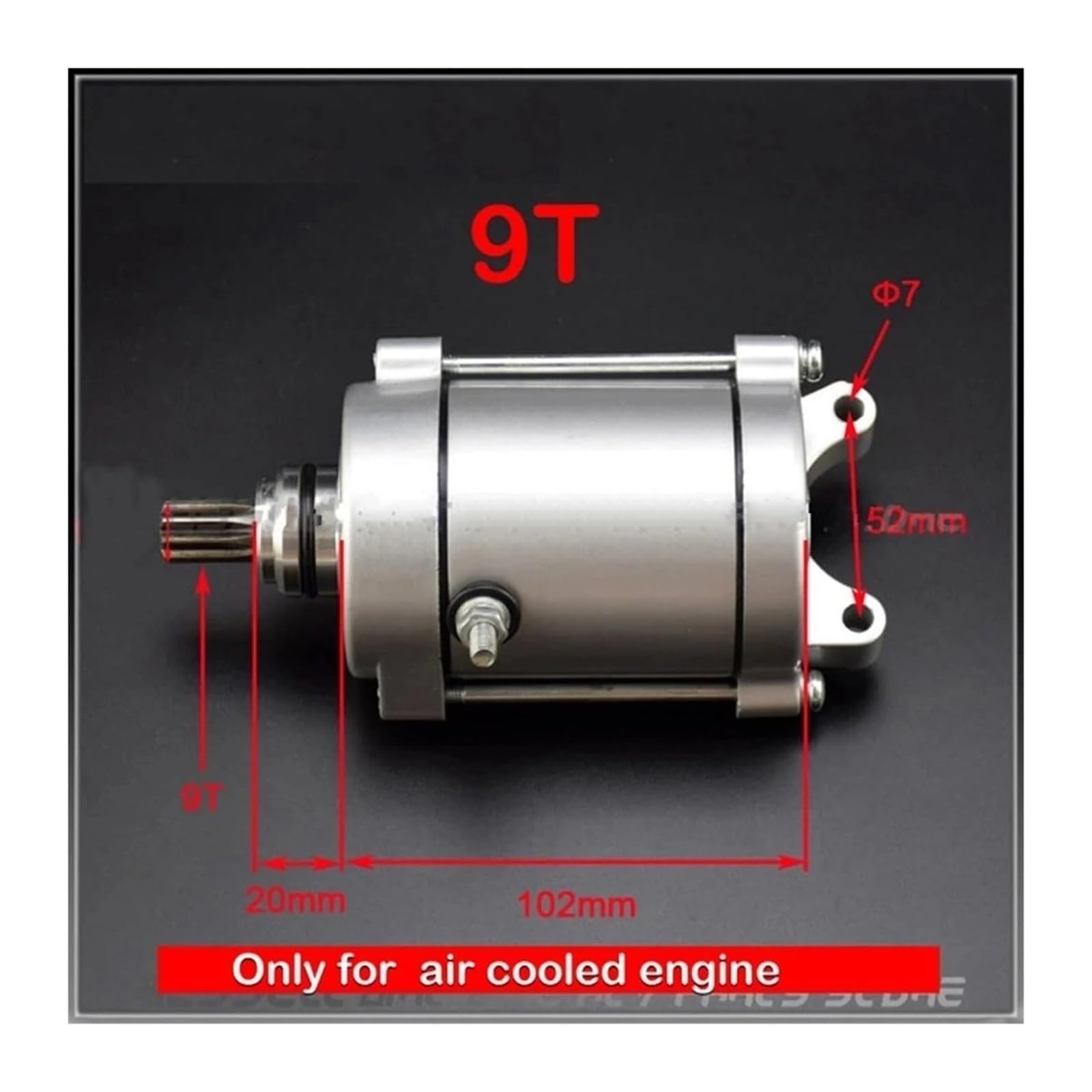 Motor Generador para Zongshen 250 ATV Piezas De Motor Refrigerado por Aire Ciclomotor Scooter ATV CG200 CG250 Arranque De Motor De 9 Dientes Y 11 Dientes