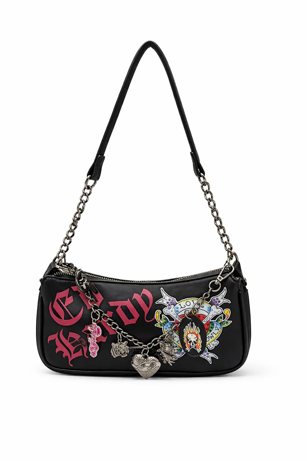 エド・ハーディー 斜がけバッグ Amazon.co.jp: ED HARDY レディース ショルダーバッグ タトゥー