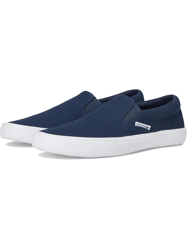 Navy Lacoste Slip-On Base Sneakers