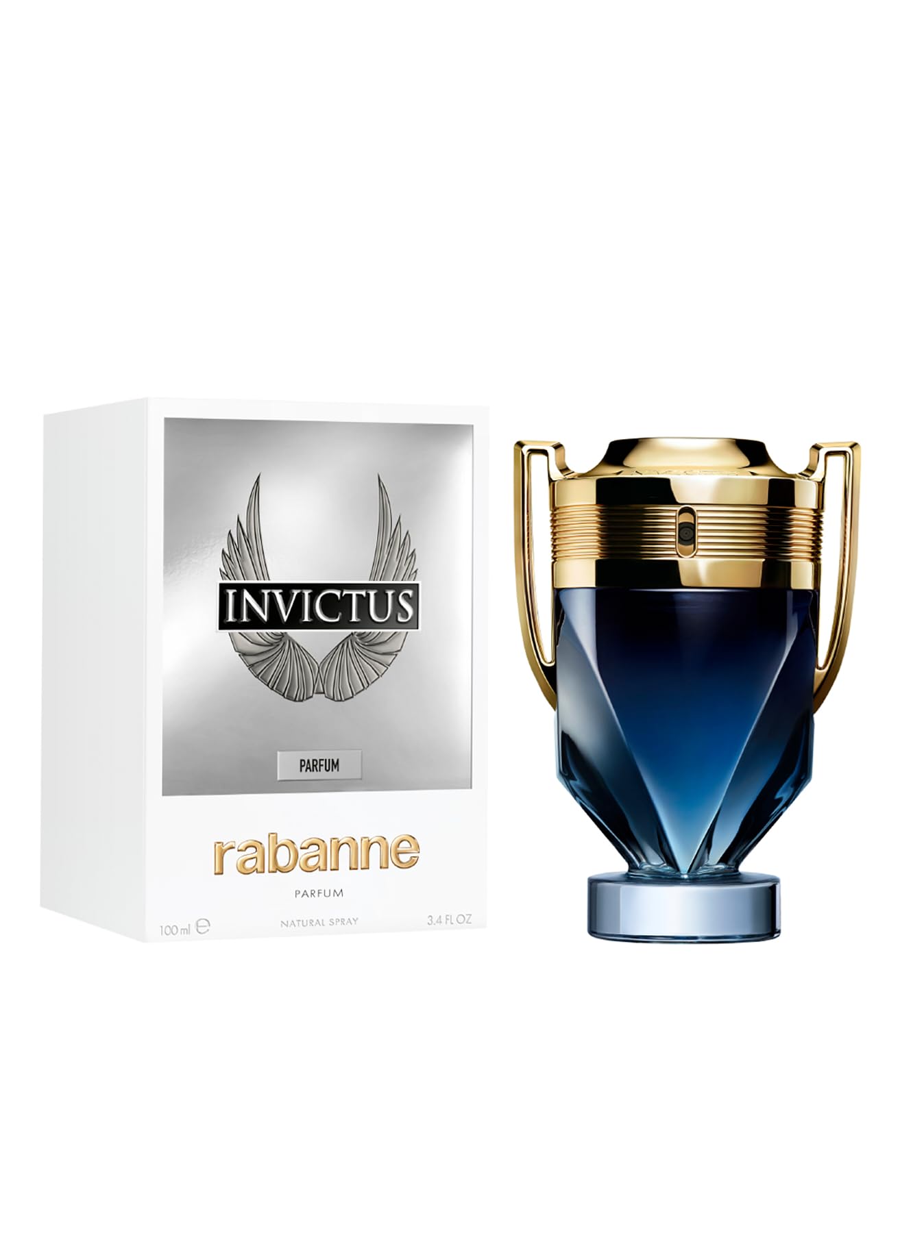 Invictus by Paco Rabanne for Men - 3.4 oz Parfum Spray