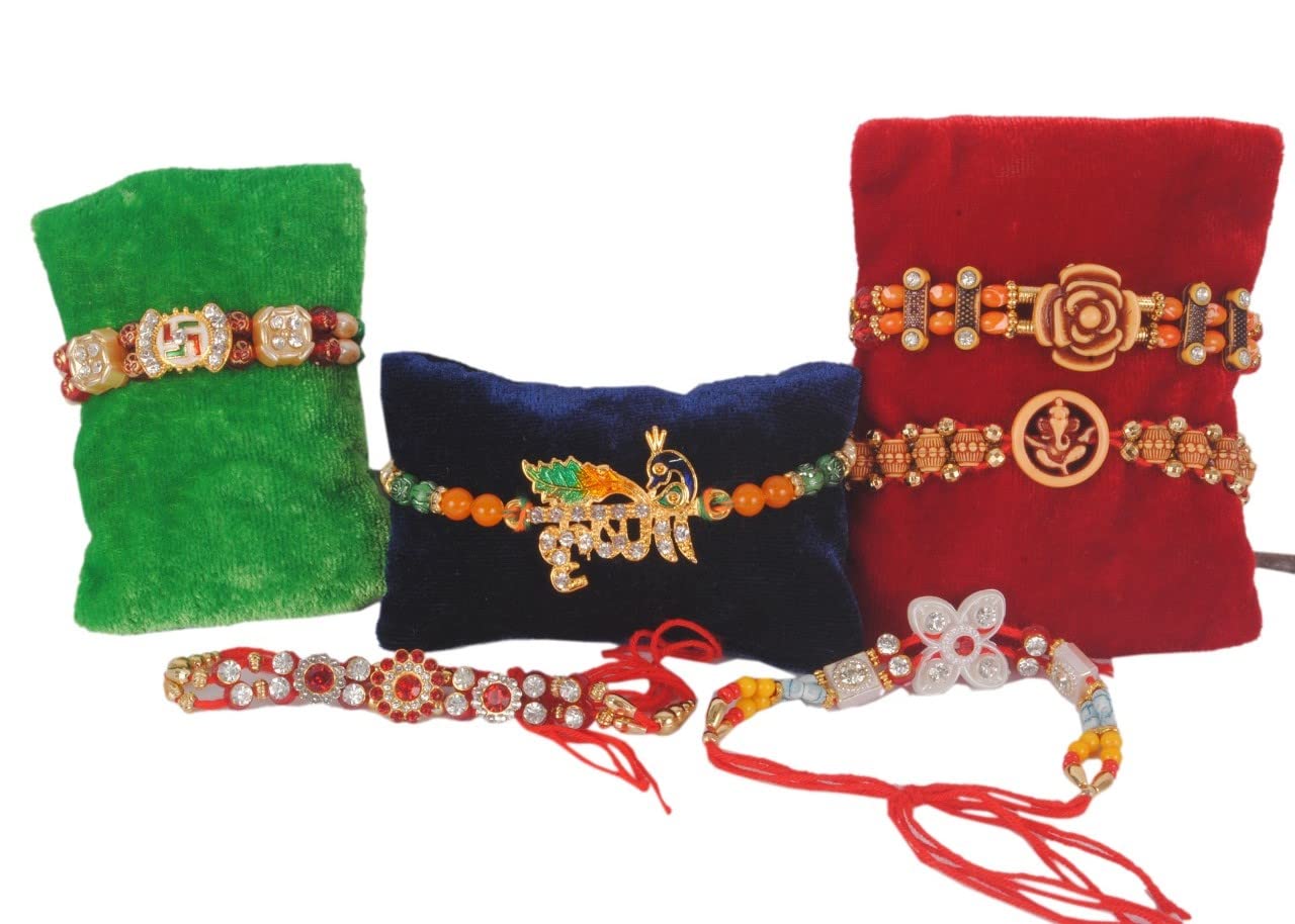 Humpty Dumpty Beautiful Rakhi for Brother sister Yonger Brother Sister and child (Pack of 4)