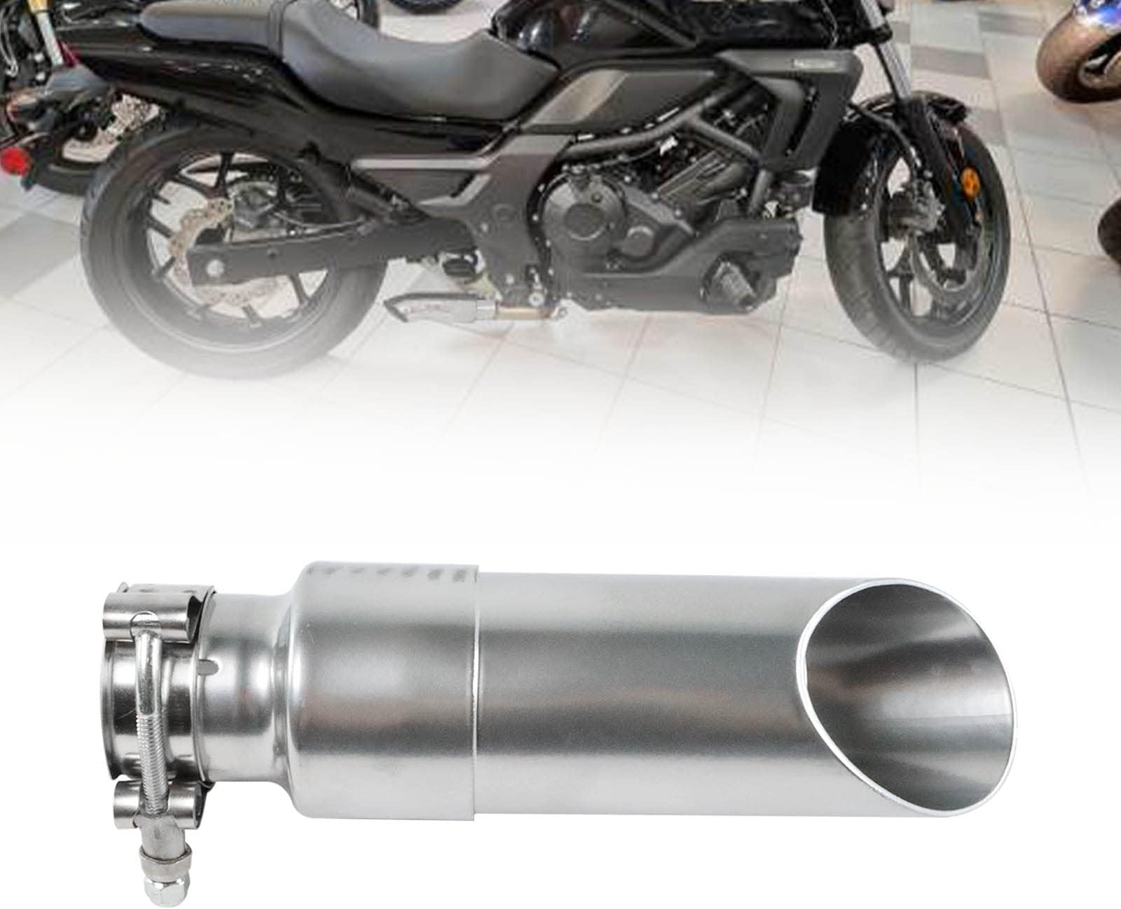 LOSTARExha-ust Muffler Dr-ag Pipe For 2014-2018 Hon-da CTX700 (Silver)