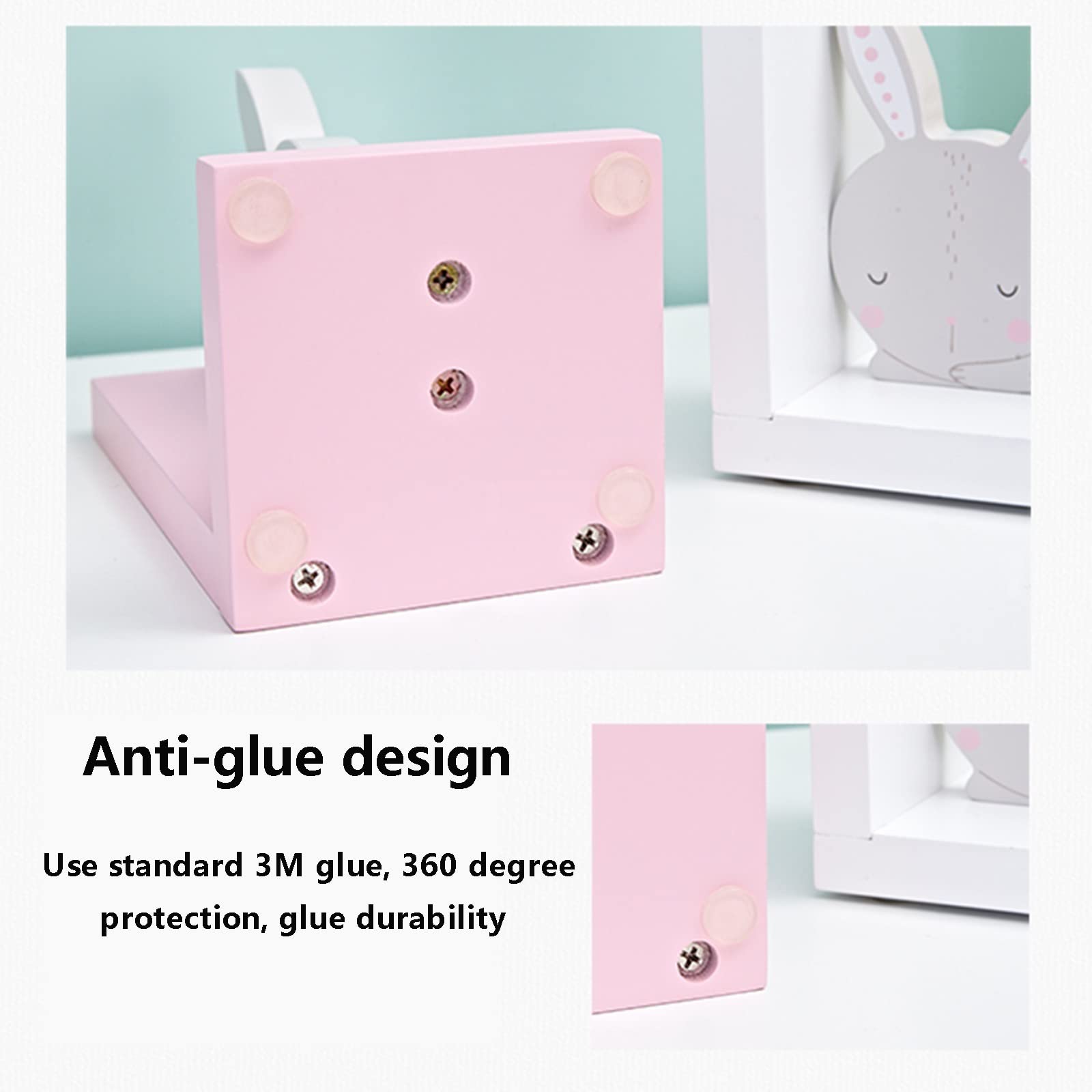Fermalibri Per Mensole Studente Bookshelf Simpatico Libri Carino Supporto Bookshelf Desktop Shelf Book Ends Titolare verticale Porta creativo Scrivania da scrivania for studenti Fermalibri Decorativi