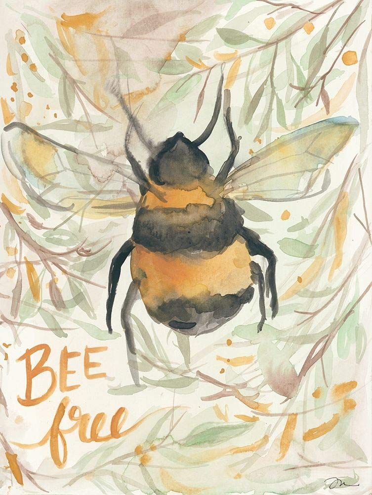 Posterazzi PDXJM207LARGE - Impresión fotográfica de abeja, 61 x 91 cm, multicolor