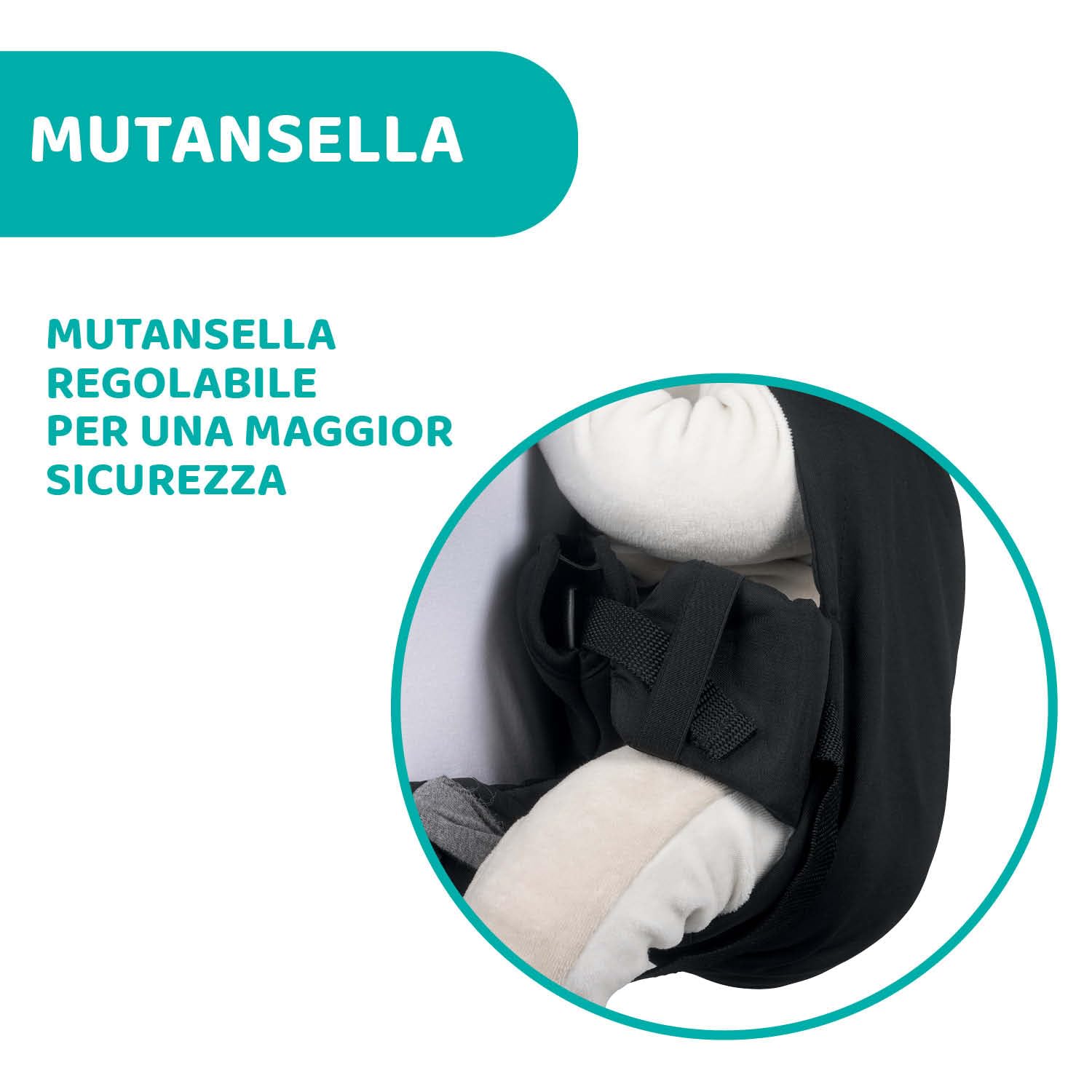 Chicco Skin Fit, Marsupio per Neonati Ergonomico, Per Bambini da 0 Mesi a 9 kg, Regolabile, Ottimo per le Anche dei Bebè, con Spallacci Incrociati e Imbottiti, Cintura Addominale, Con Cappuccio, Nero