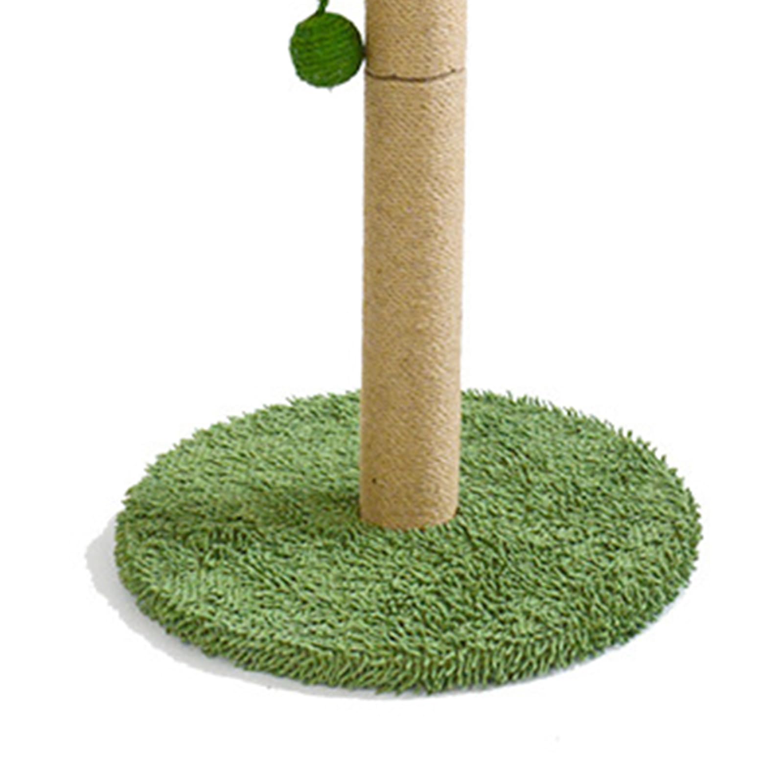 Kratzsäule Katze,Kratzstamm mit Baumelnder,Kugel 80 cm Hoch,Kratzbäume mit Premium-Sisalseil für Indoor-Kätzchen und Katzen