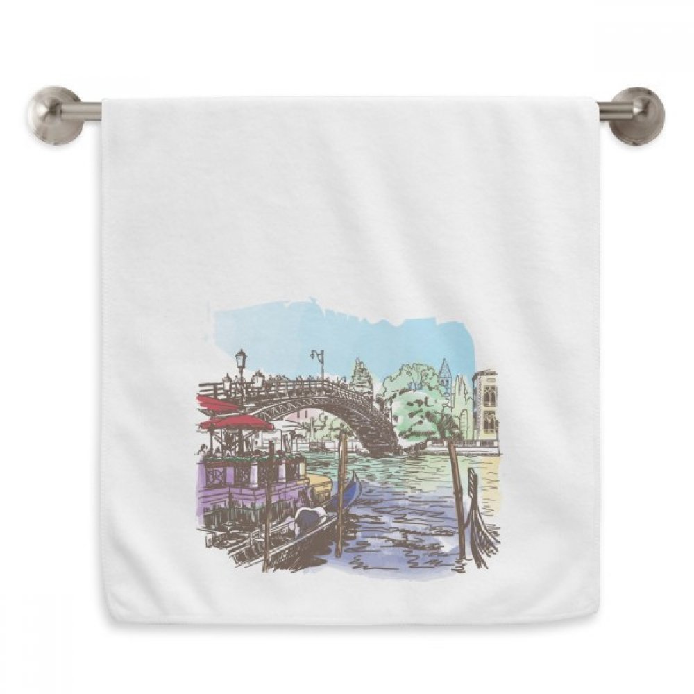 Serviette débarbouillette Italie Venise ultra moelleuse et absorbante