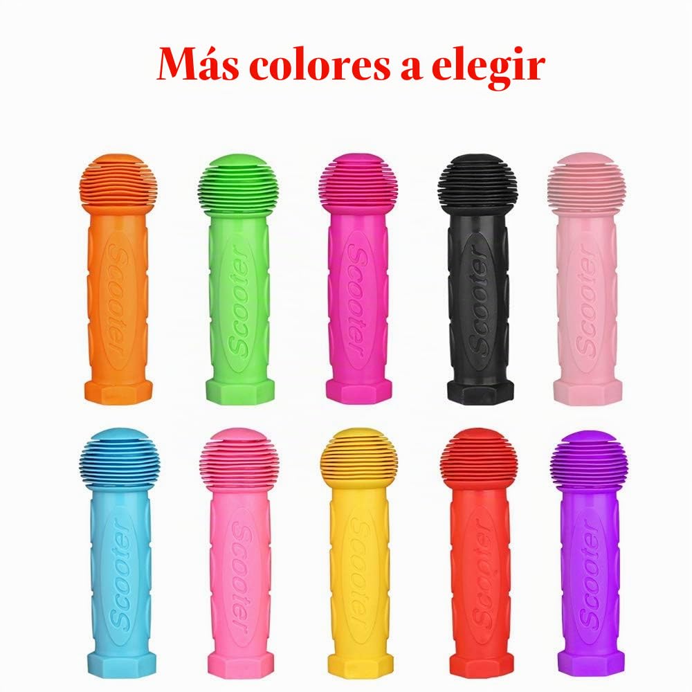 Manillar de agarre para patinete, 1 par de agarre de bicicleta para patinetes de 2-3-4 ruedas