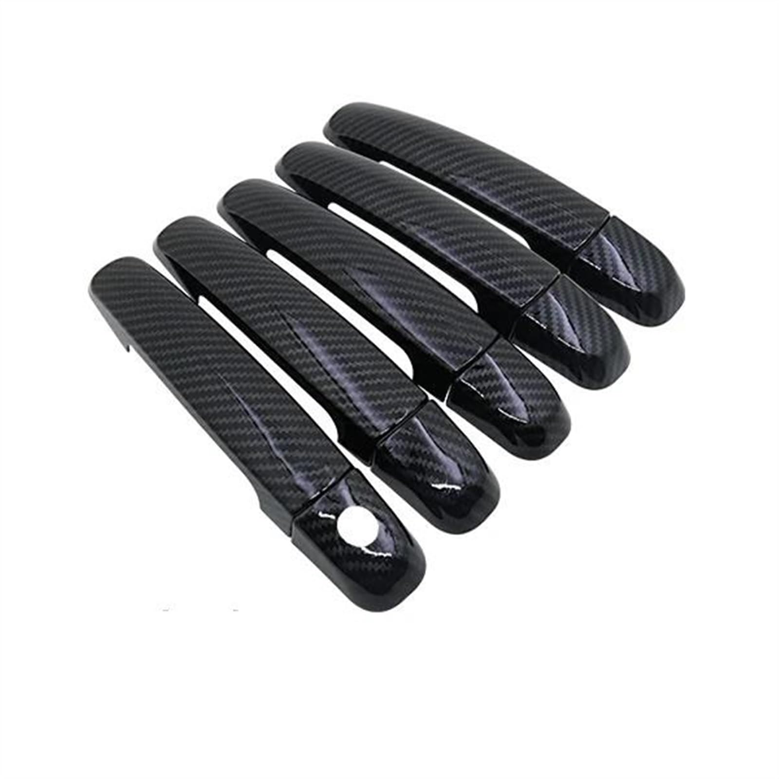 KJHOPY Car Door Handle Cover for Suzuki for Grand Vitara for Nomade Escudo 2006~2014 2007 Exterior Accessories Sticker Exterior Door Handle(A)