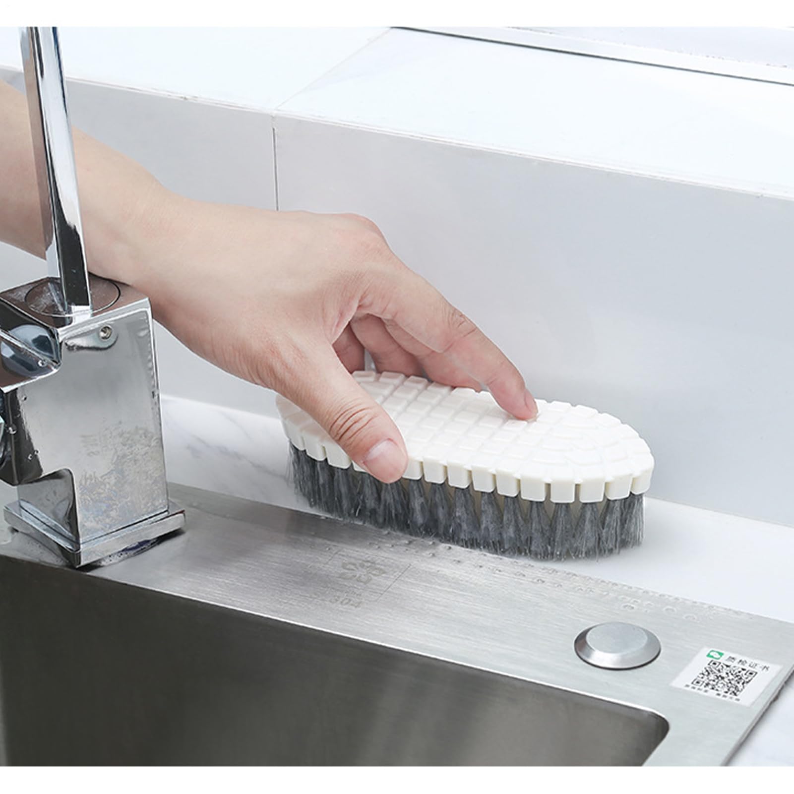 Cepillo de lavandería -15.5 * 5.8 * 4 cm CM Scrubbing Brushes, Soft Bristle Cepillo de Limpieza de Zapatillas de Agarre | Cepillos de Limpieza de hogares de Calidad para el baño Bañ