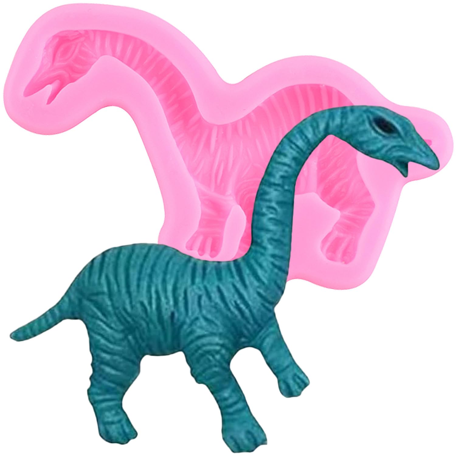 Dinosaur Silicone Molds Dinosaur Fondant Mold For Dinosaur Cake Decorating Cupcake Topper Candy Chocolate Gum Paste Polymer Clay