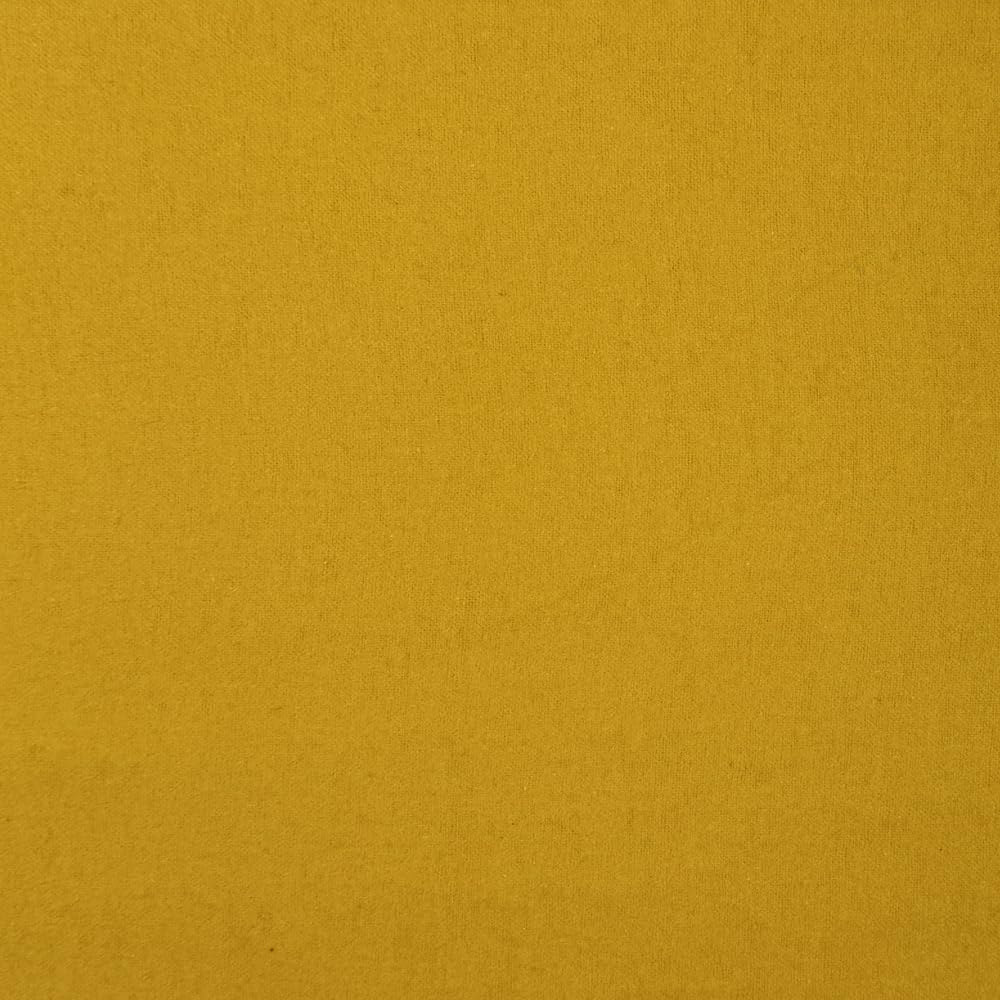 Oh Sew Crafty Limited Ochre Plain Flannel Winceyette Fabric 100% Cotton Soft Brushed Flannelette 110Cm Wide (Price Per Metre) (Ochre)