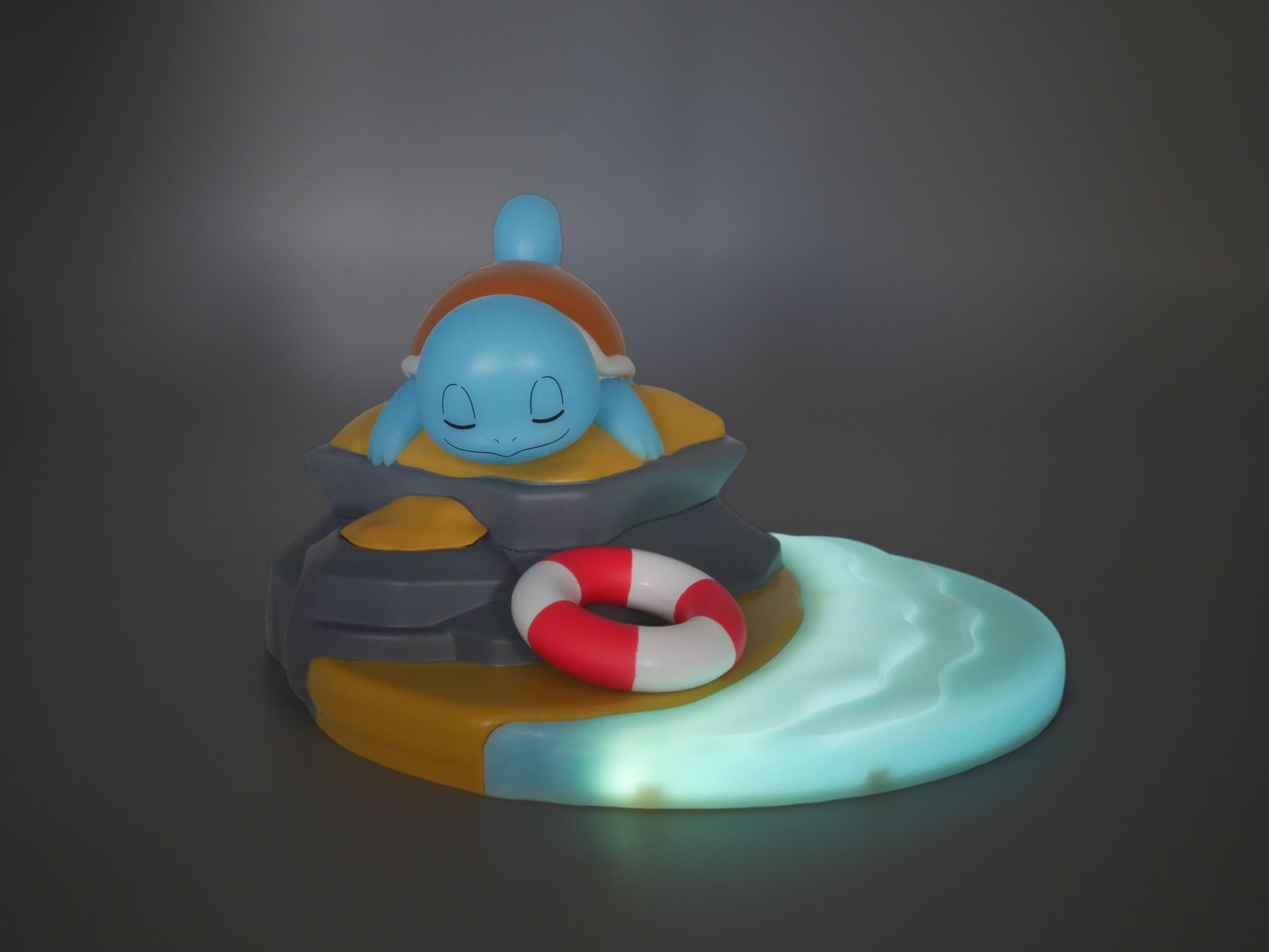 Pokemon Carapuce Figurine Lumineuse USB-C Teknofun 811418 Bleu-Blanc-Marron-Beige
