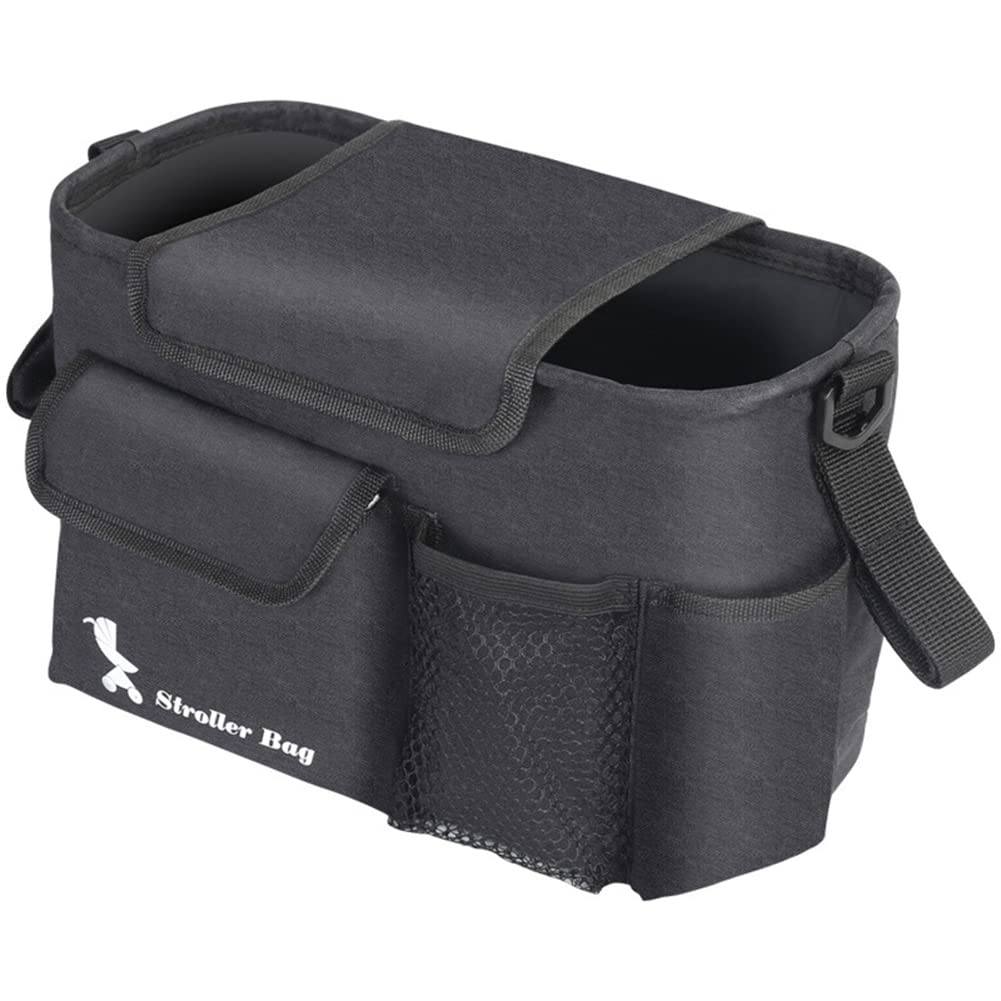 Organizer per Passeggino | Borsa Porta Passeggino Antiscivolo,Borsa Trolley da Appendere per Bambini Compatibile con la Maggior Parte degli per passeggini di Grande capacità