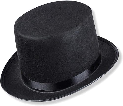 Schramm® Sombrero de Copa con Cinta de Raso Negro para Adultos Sombrero de Copa 